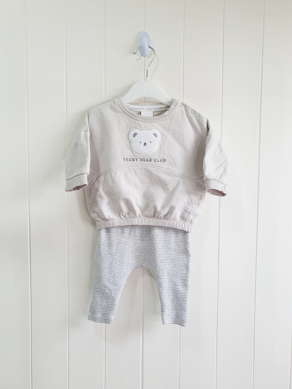 Next teddy bear face jumper and leggings set up to 3 months