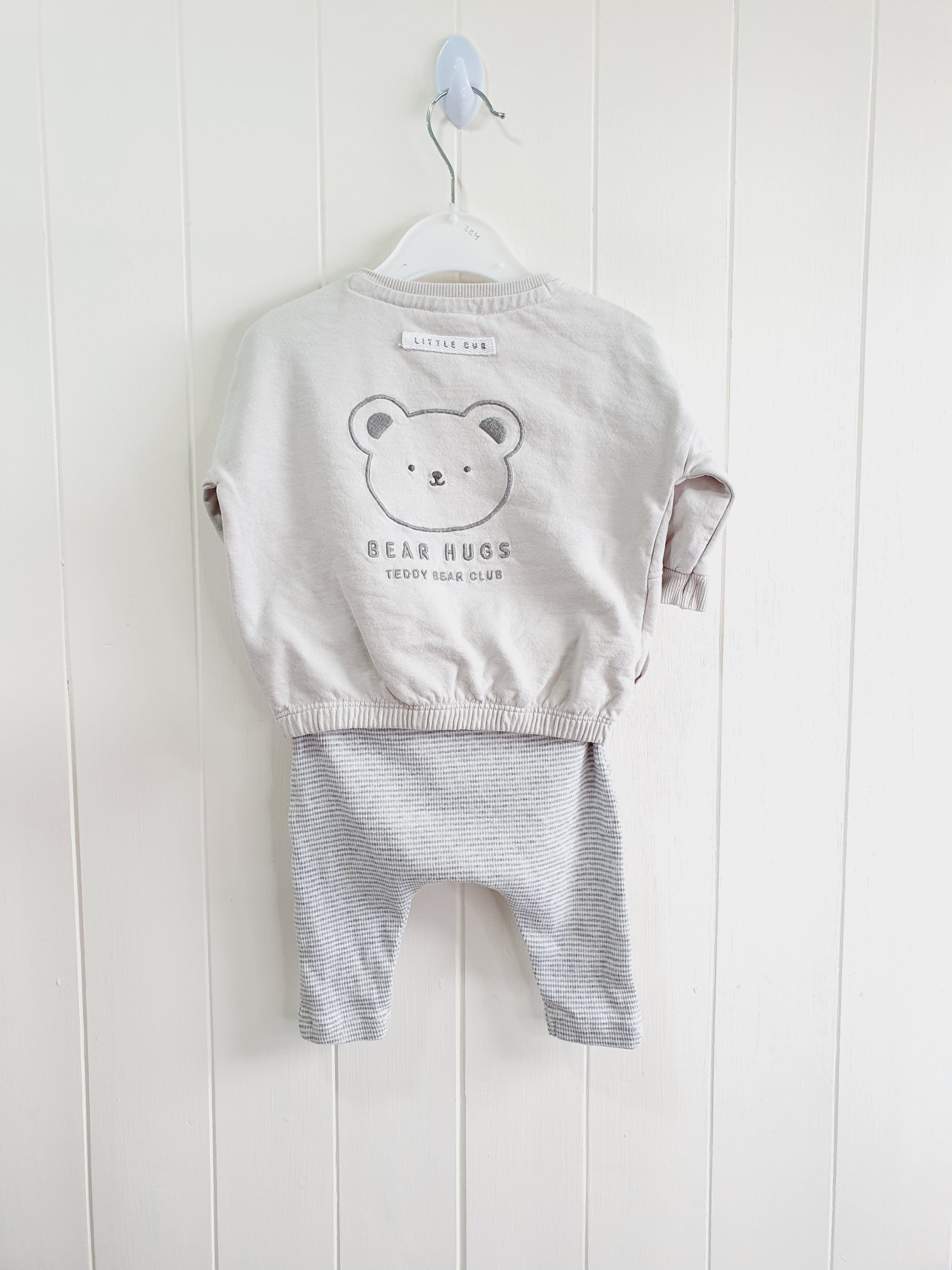 Next teddy bear face jumper and leggings set up to 3 months