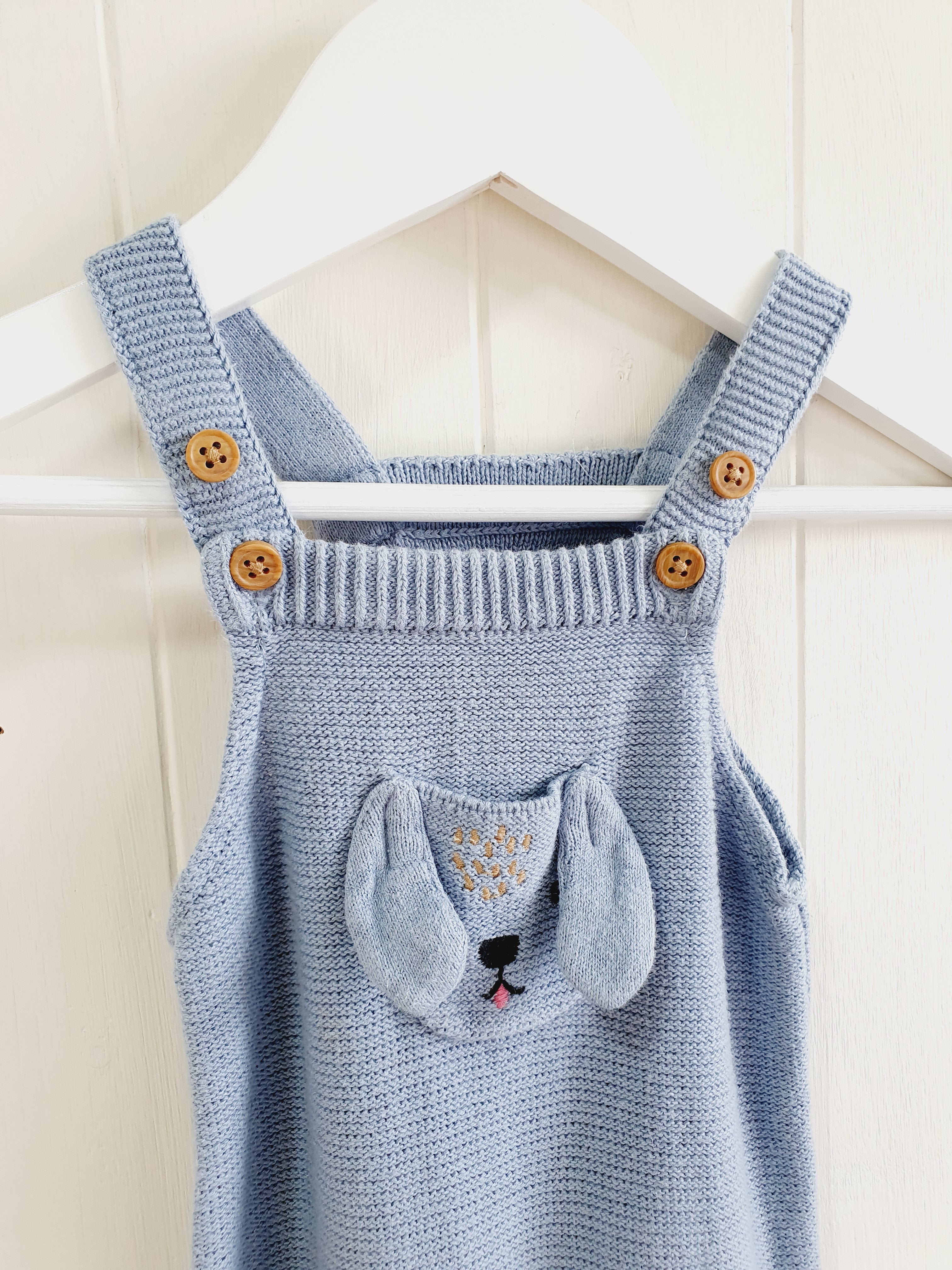 Fred&Flo knit dungaree 3-6 months