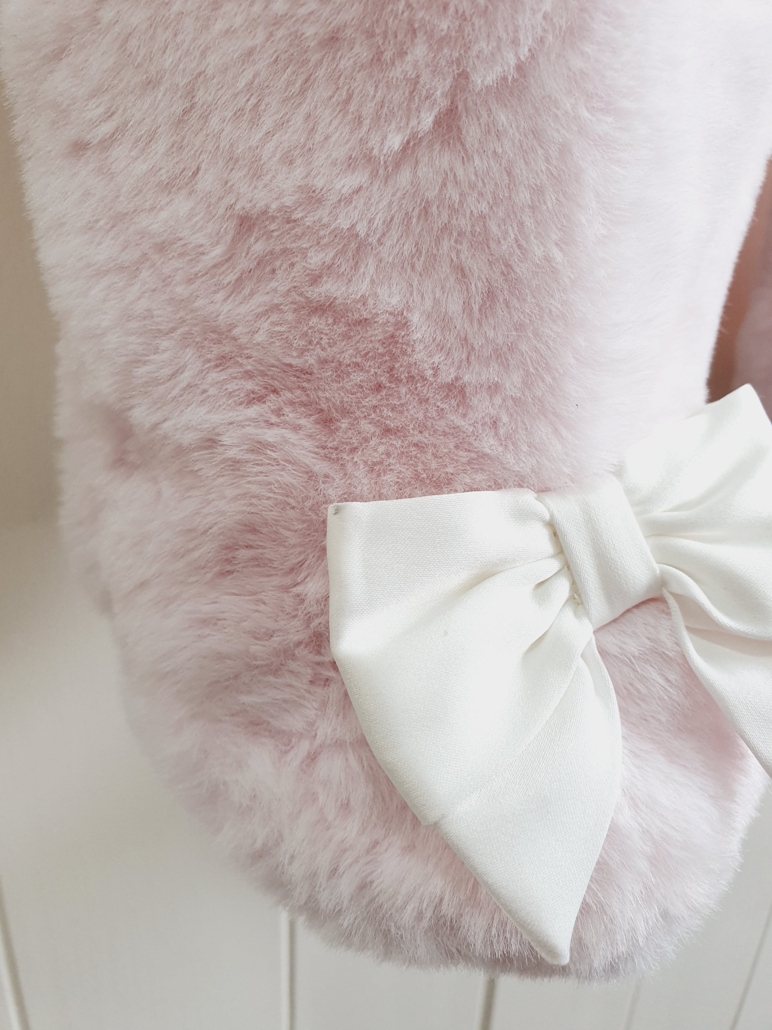 Unbranded hooded pink with bow details pramsuit 0-3 months