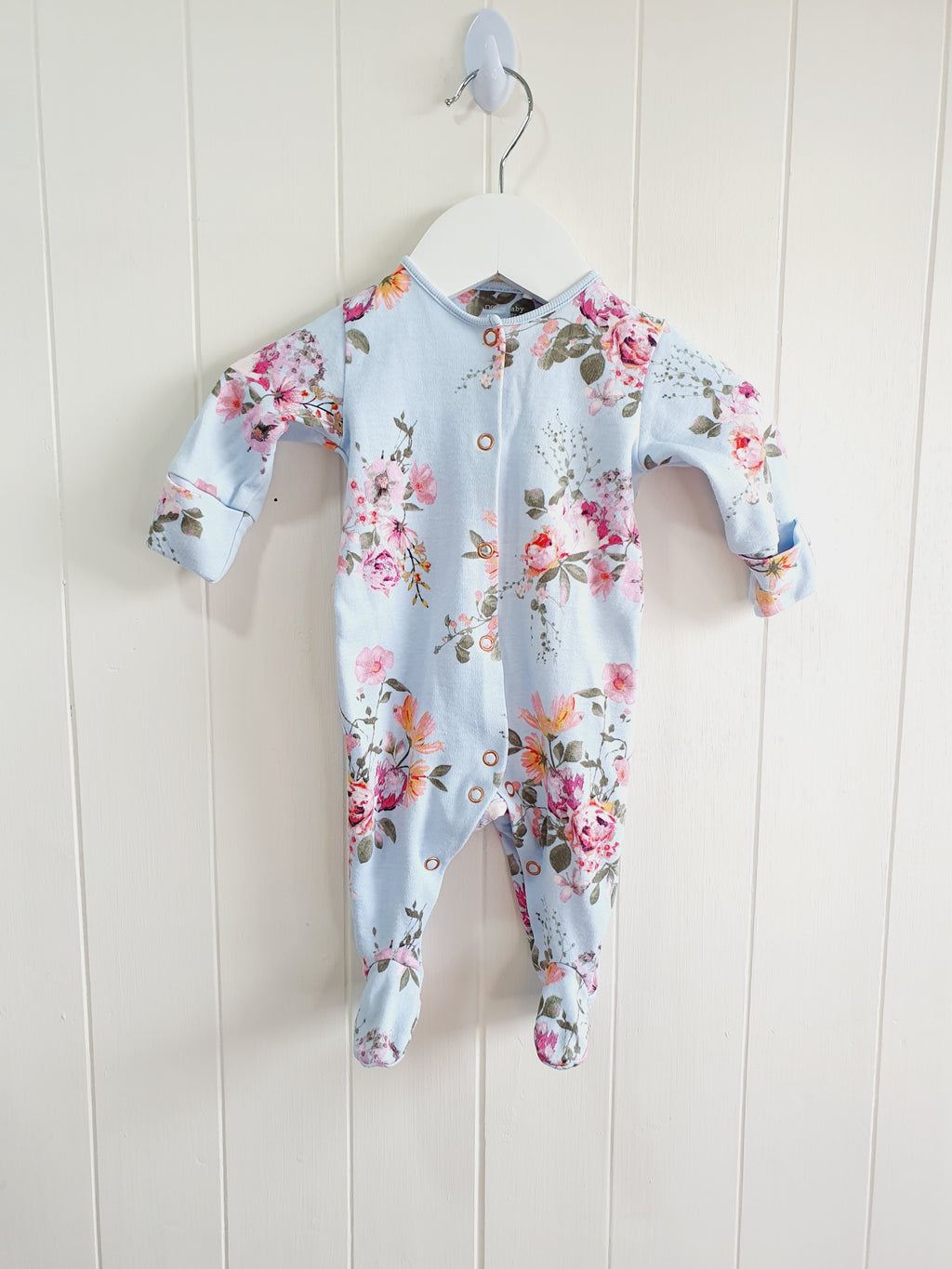 Next floral sleepsuit set Up to 1 month