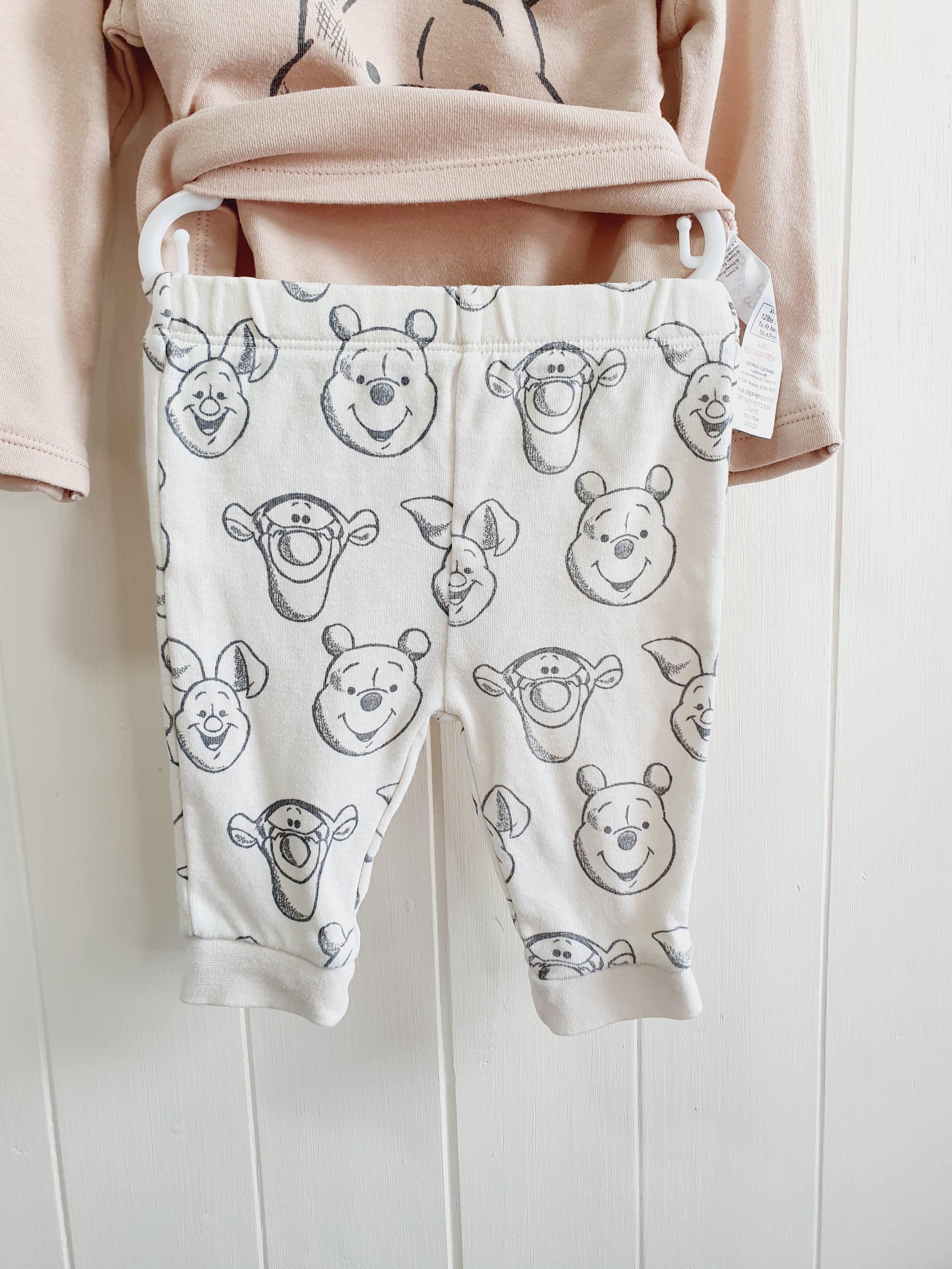 Winnie The Pooch two piece pyjamas 0-3 months