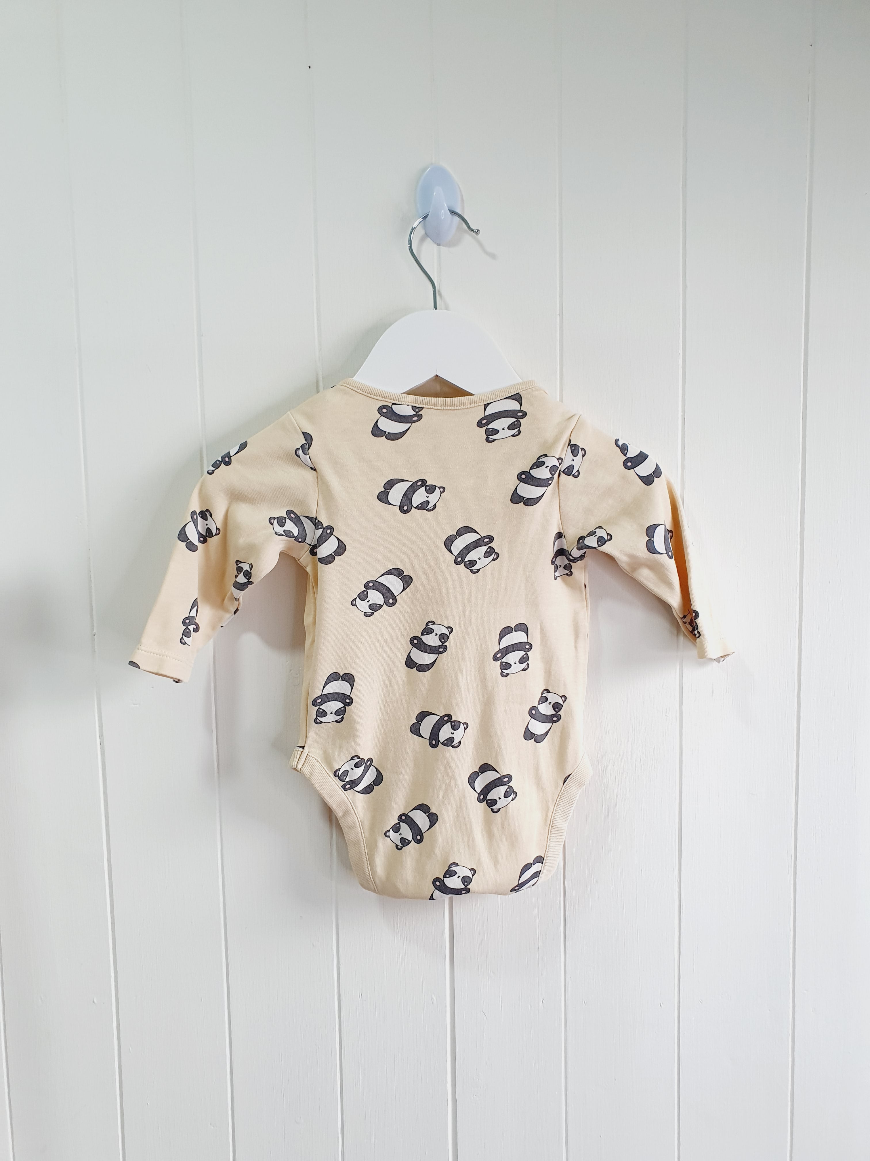 Next animal print long sleeve bodysuits 3-6 months