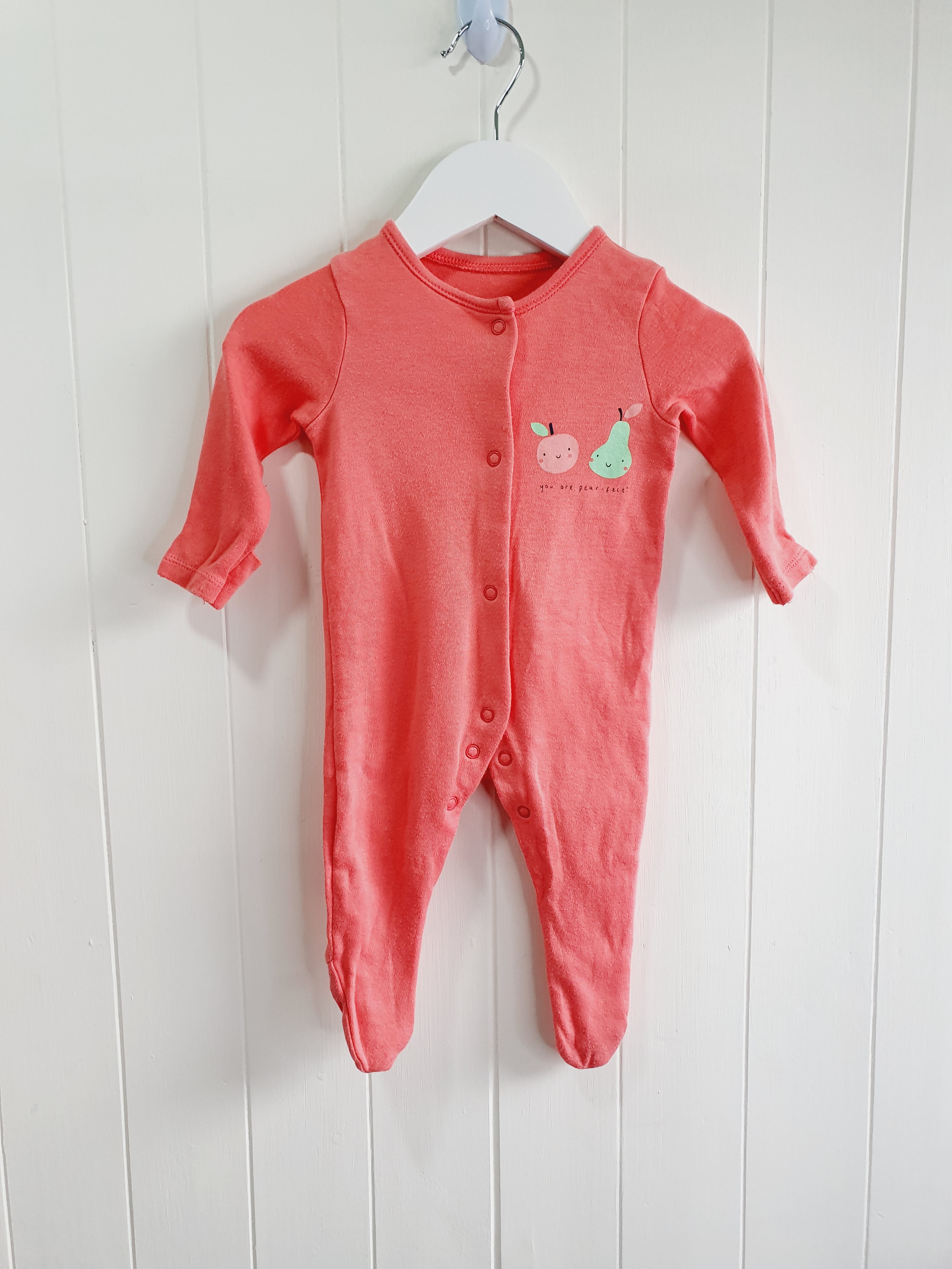 Mixed brands baby girl sleepsuits bundle 0-3 months