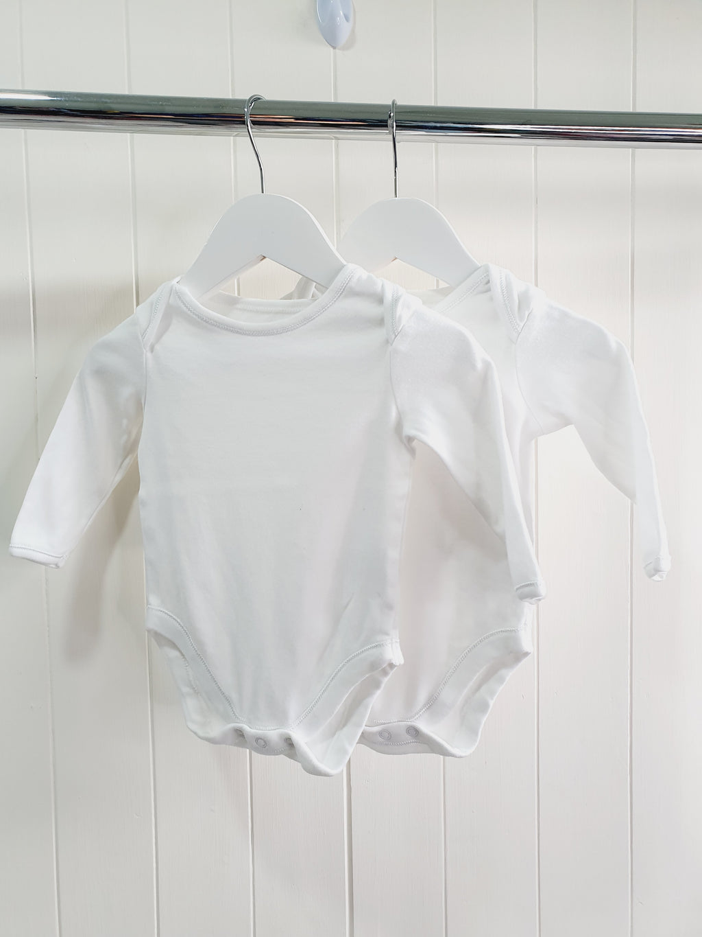 Mothercare white bodysuits 3-6 months