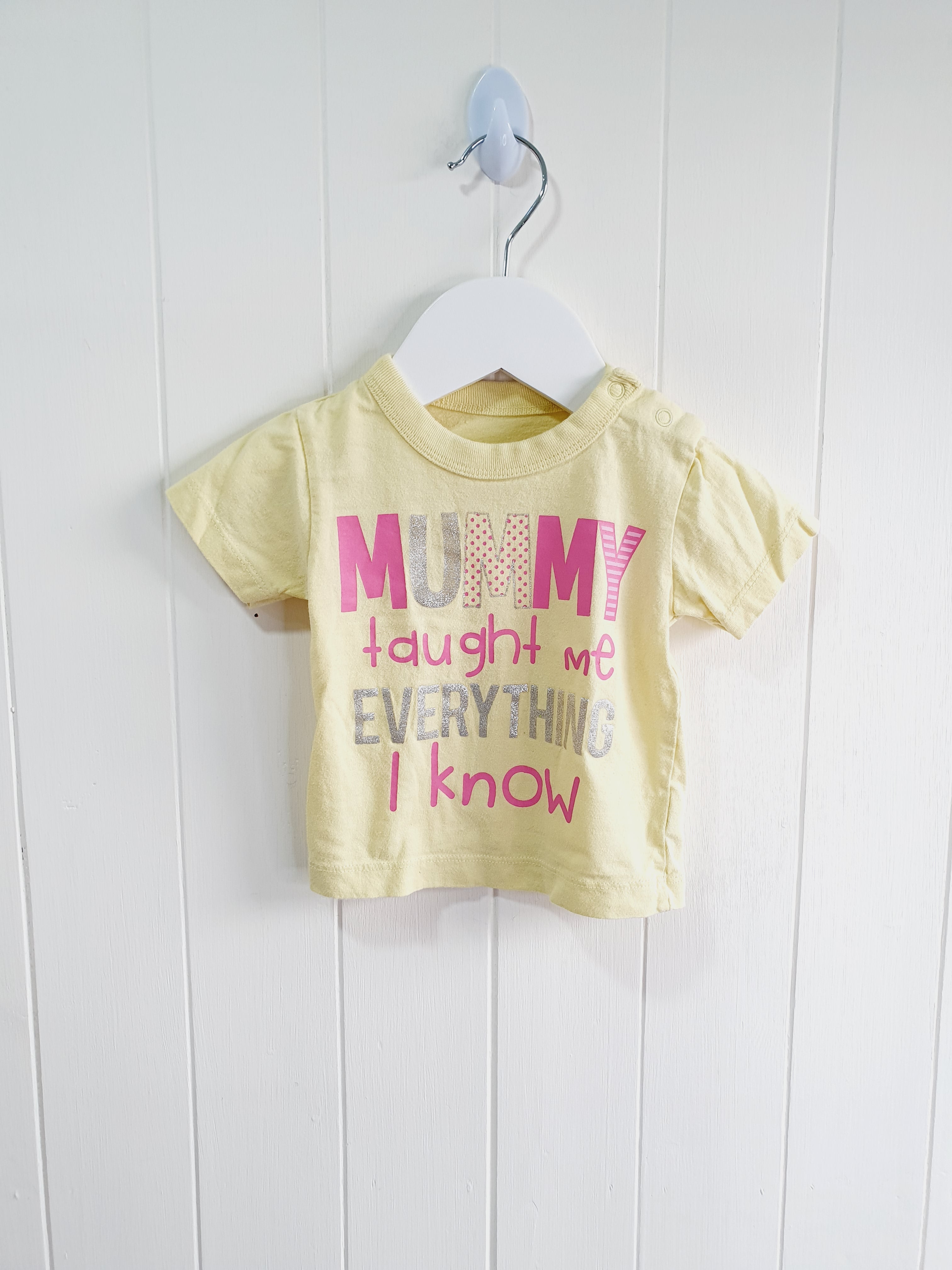 Pep&Co yellow T-shirt 3-6 months