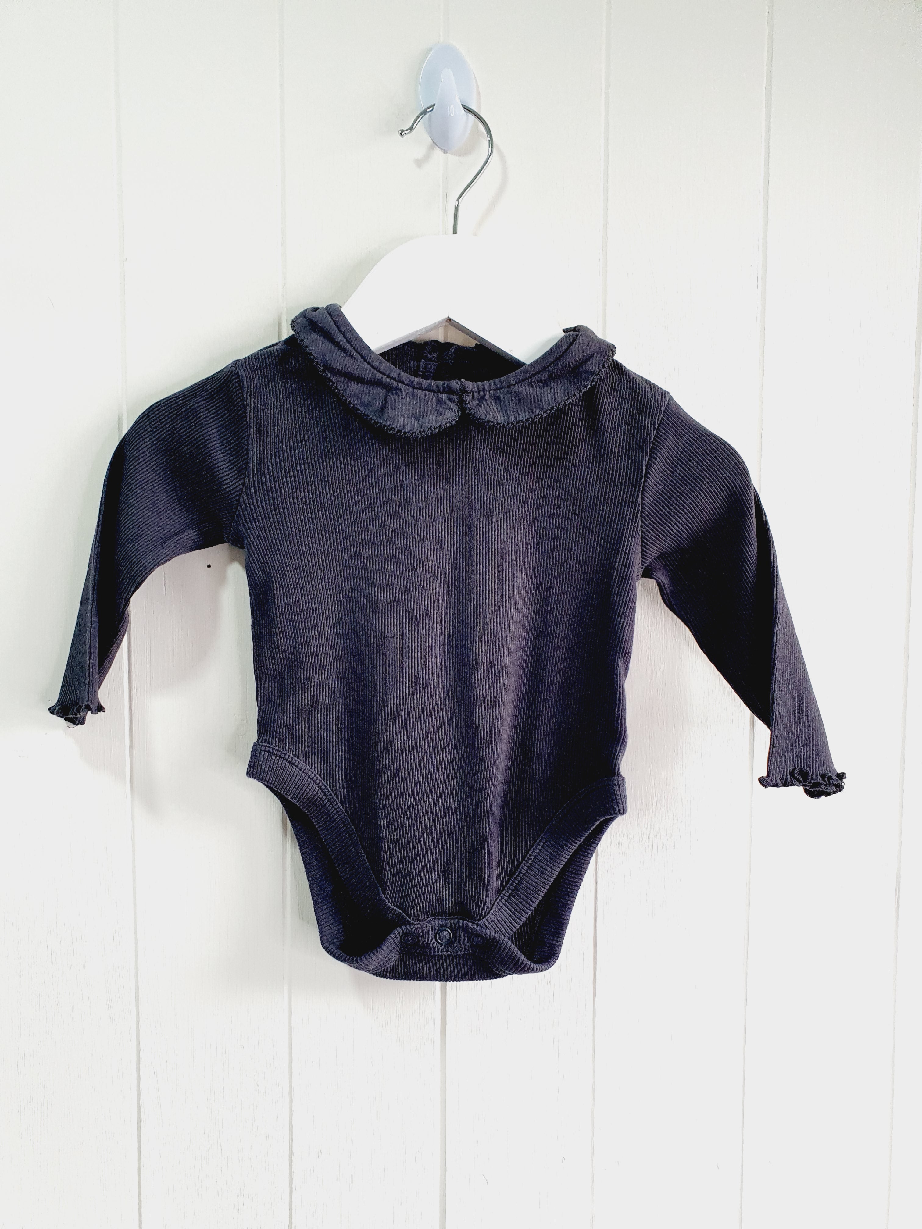 George girls grey bodysuit 3-6 months