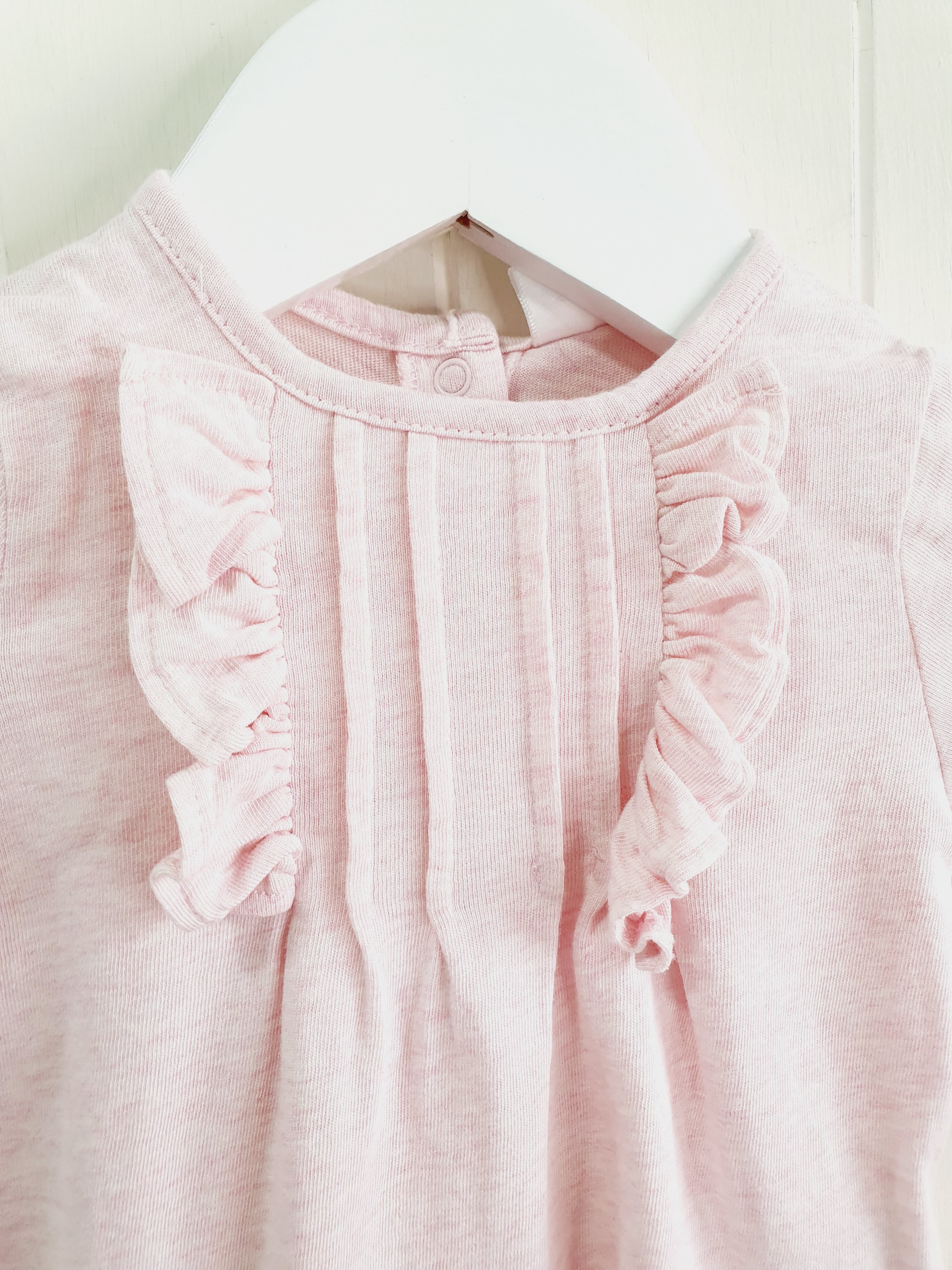 Next light pink long sleeve top Up to 3 months