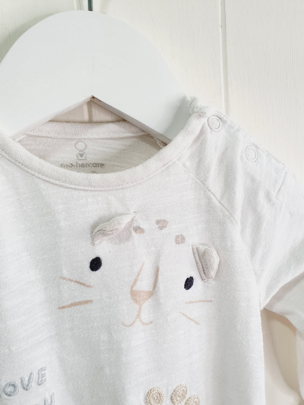 Mothercare animal print sleepsuit 3-6 months