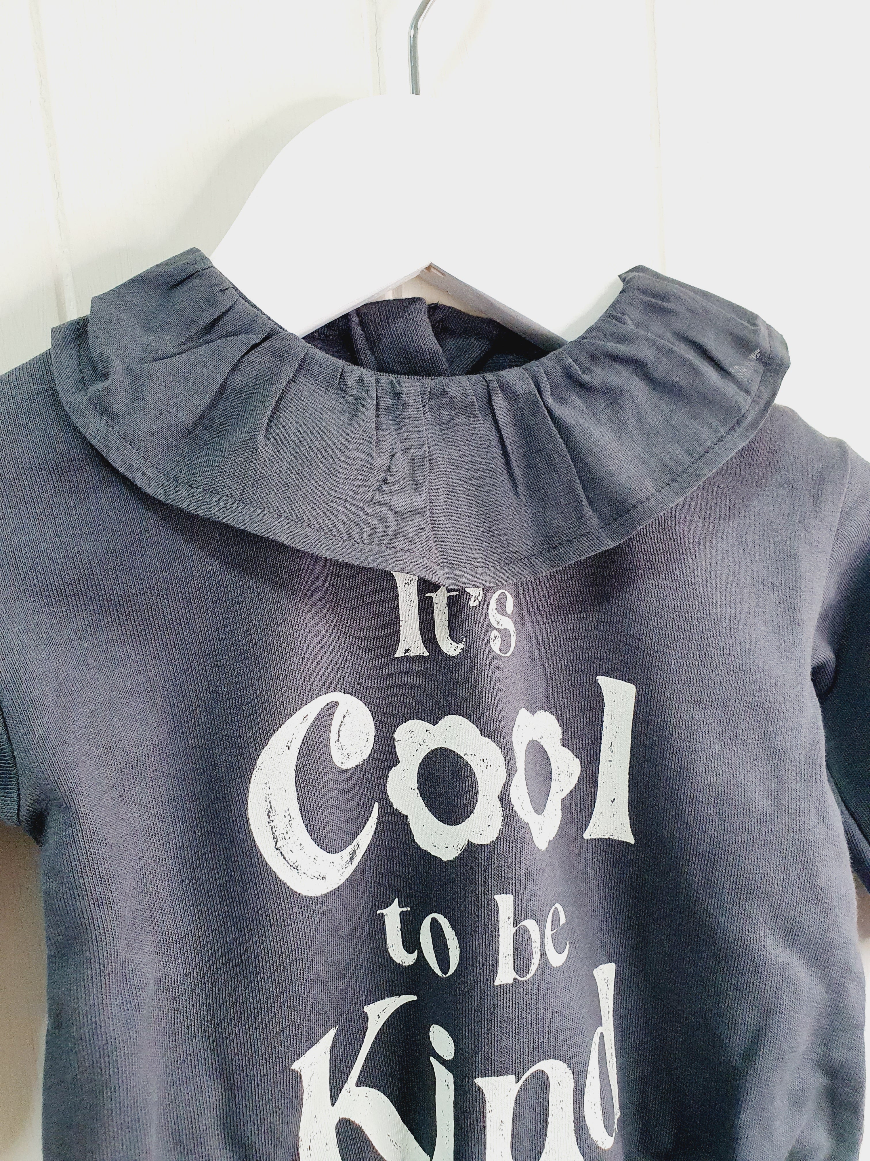 George grey jumper It's Cool To Be Kind 0-3 months