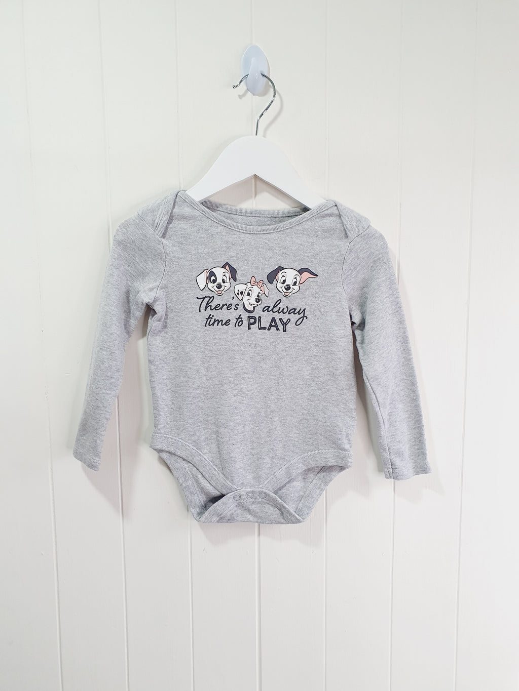 Dalmatians grey bodysuit 18-24 months