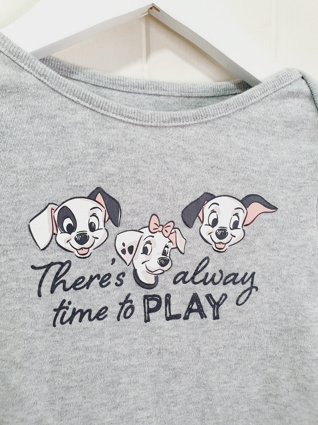 Dalmatians grey bodysuit 18-24 months