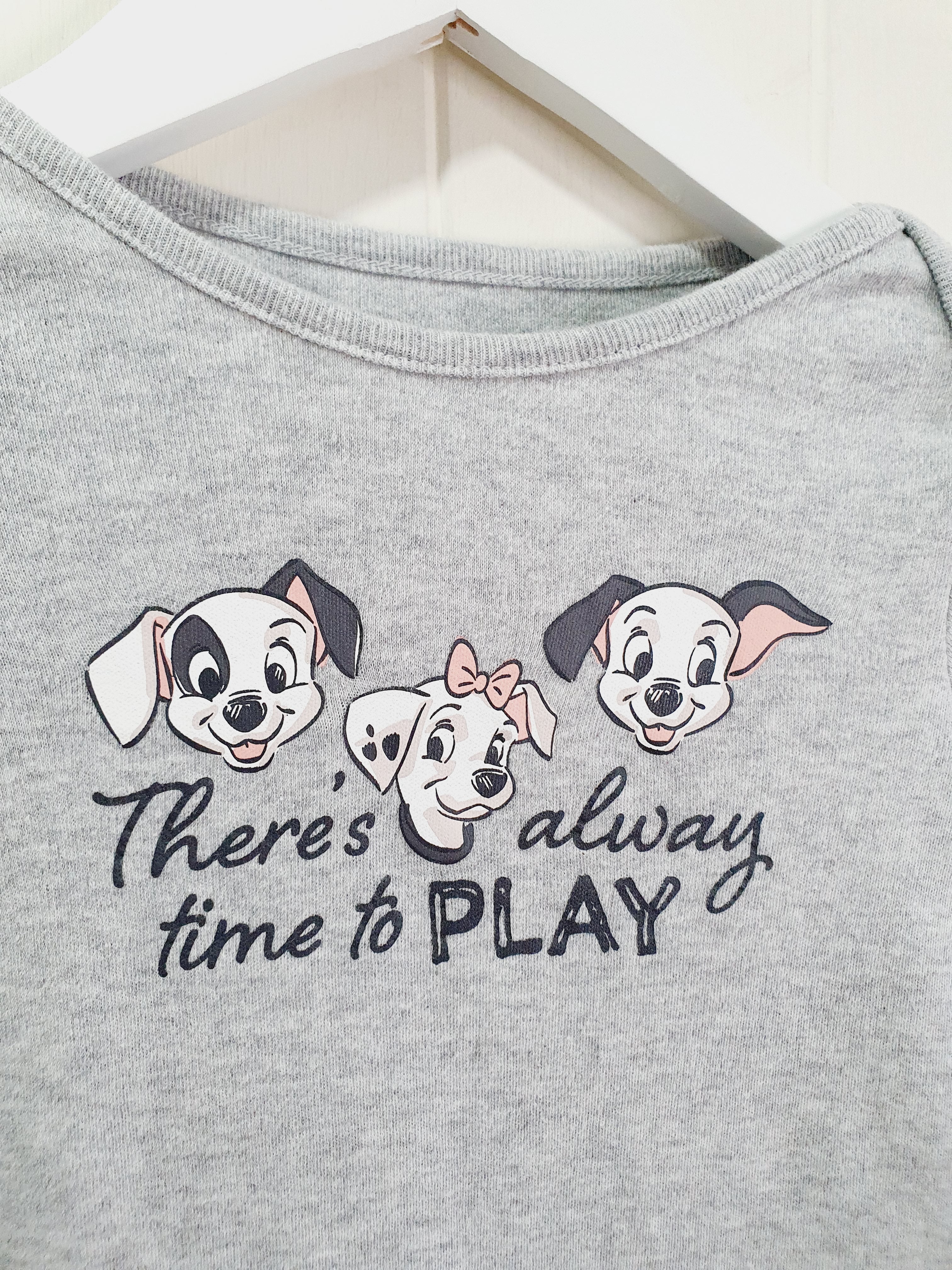Dalmatians grey bodysuit 18-24 months