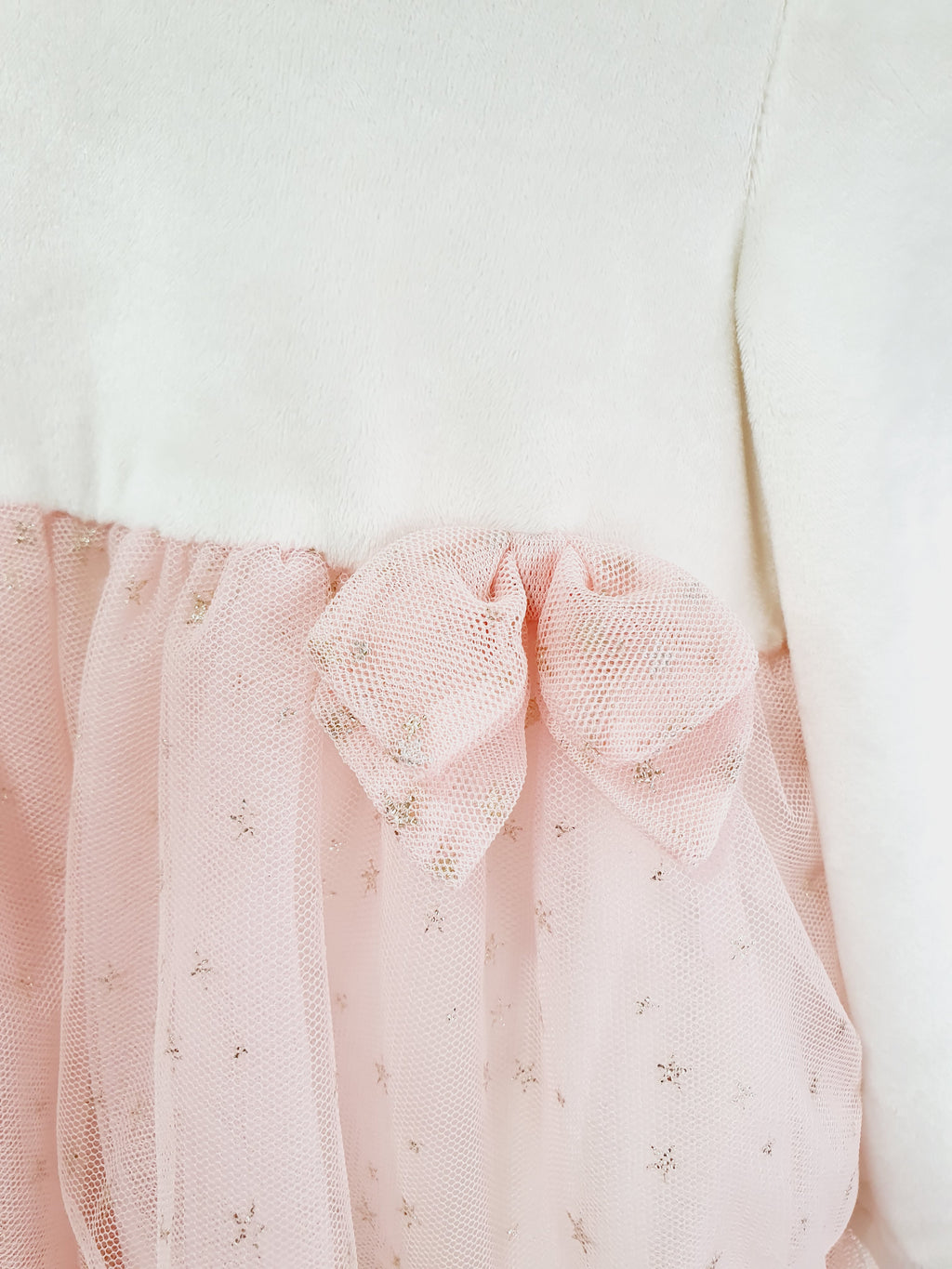 Joie cream velvet bodysuit with tulle skirt 12-18 months