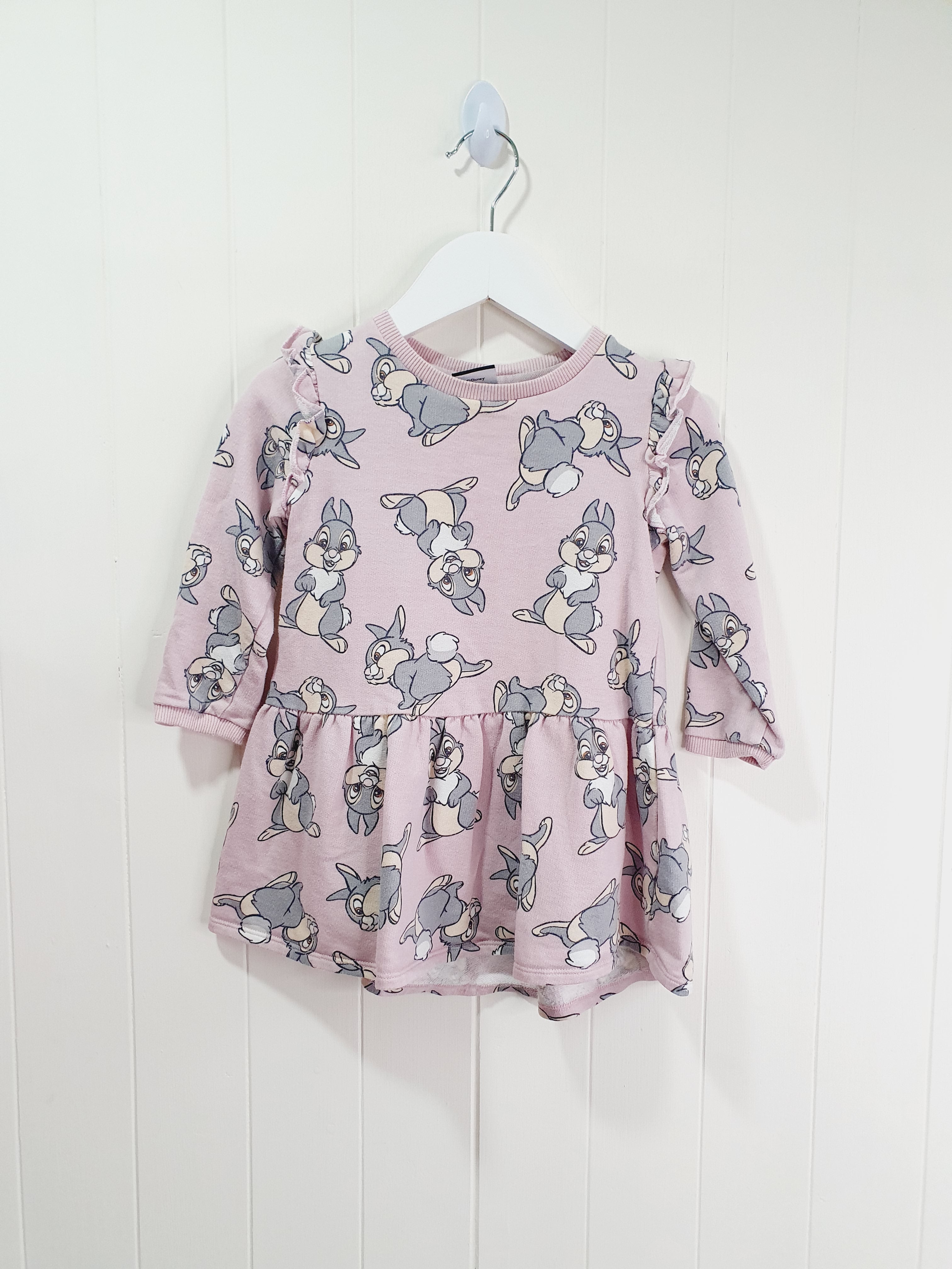 Thumper pink dress 1.1/2-2 years