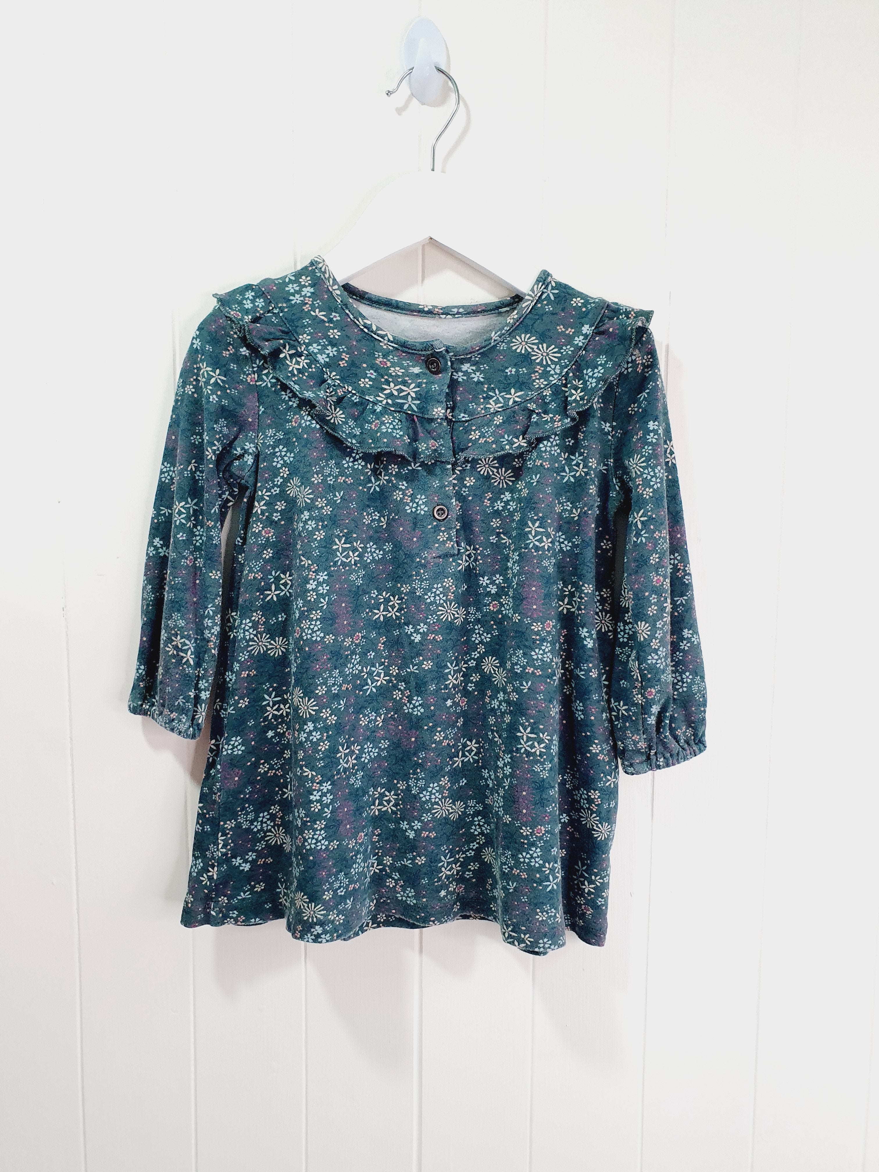 George green floral dress 18-24 months