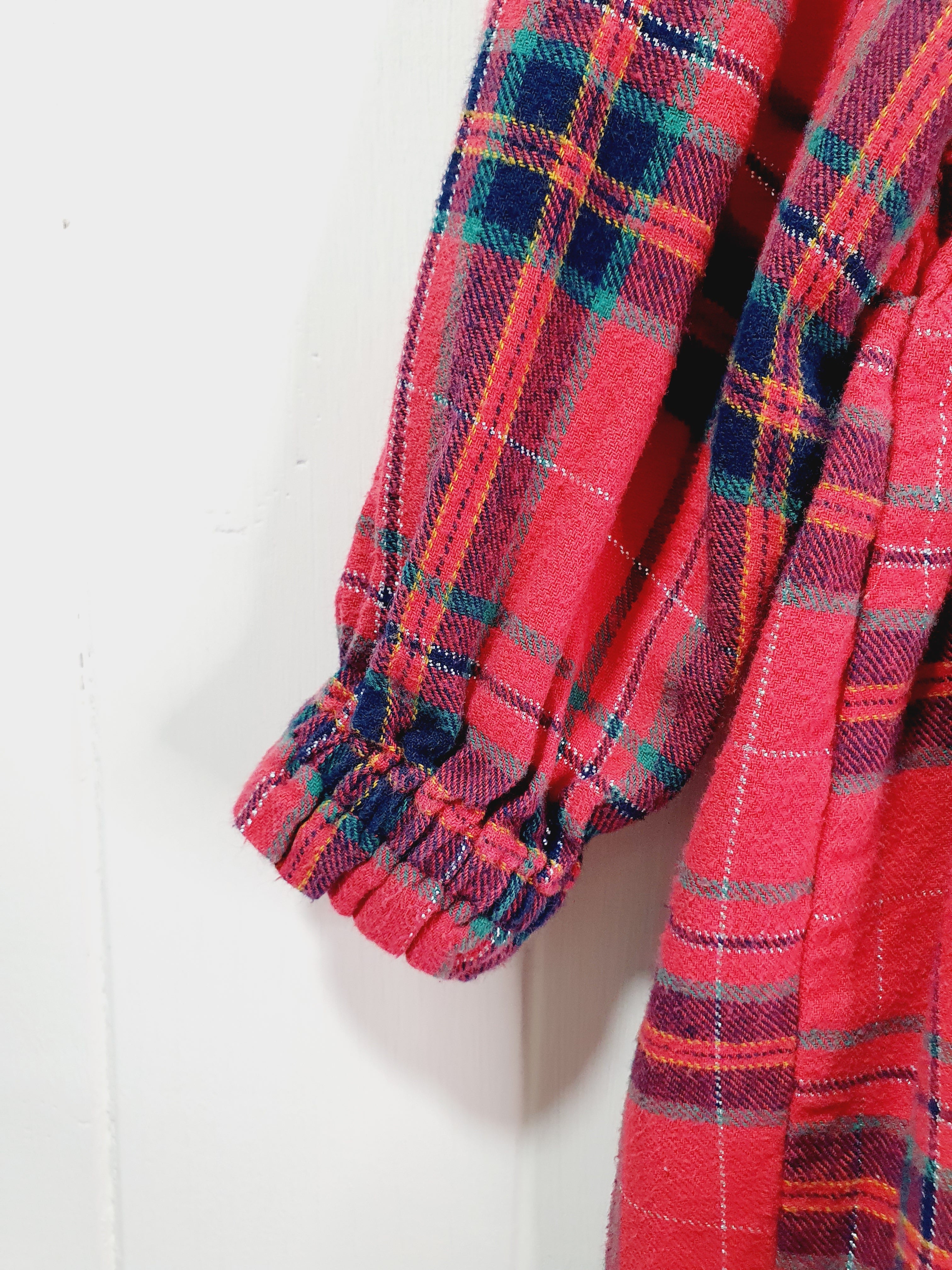 Matalan red checkered dress 12-18 months