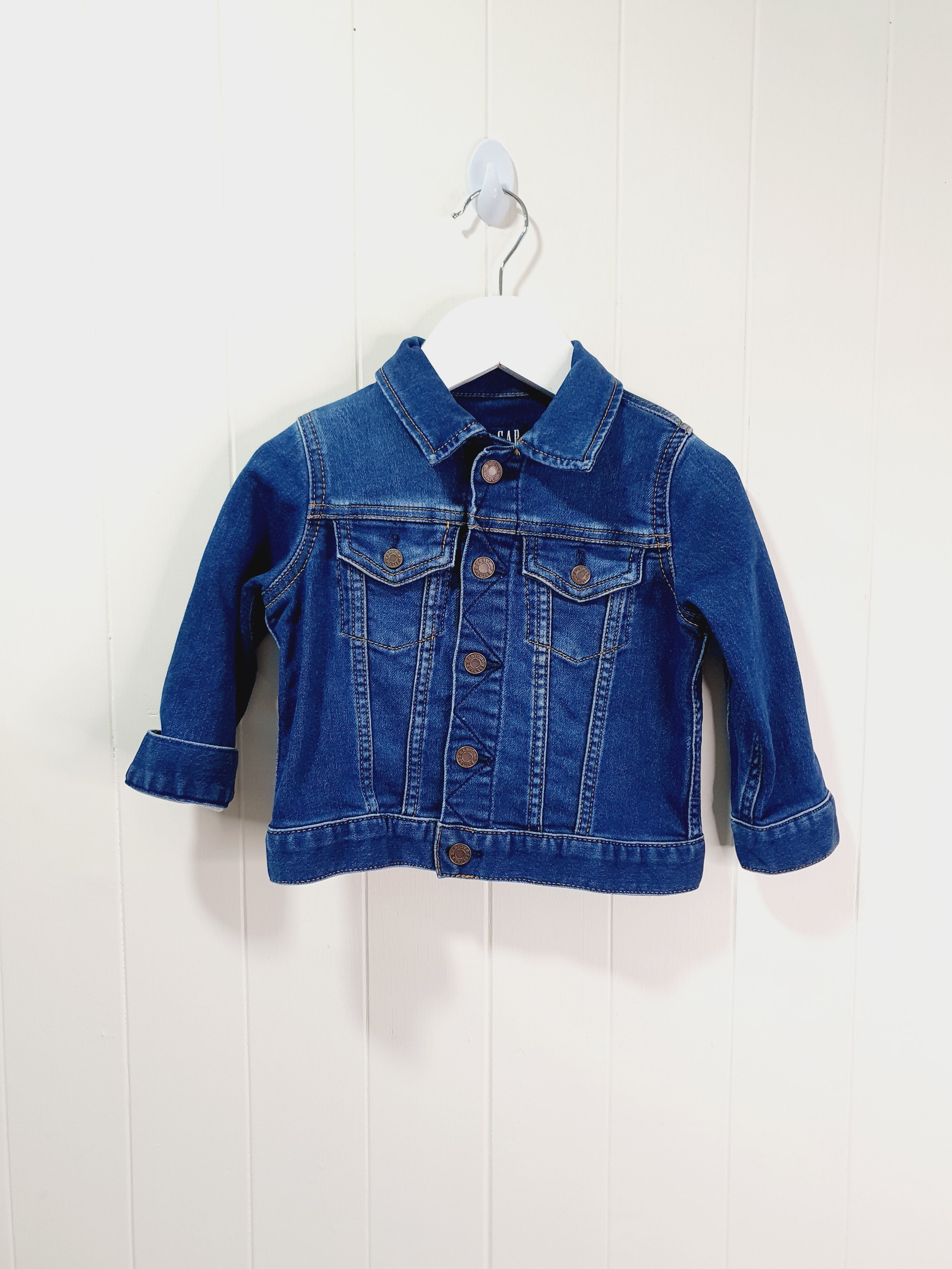 Gap denim jasket/shacket 18-24 months