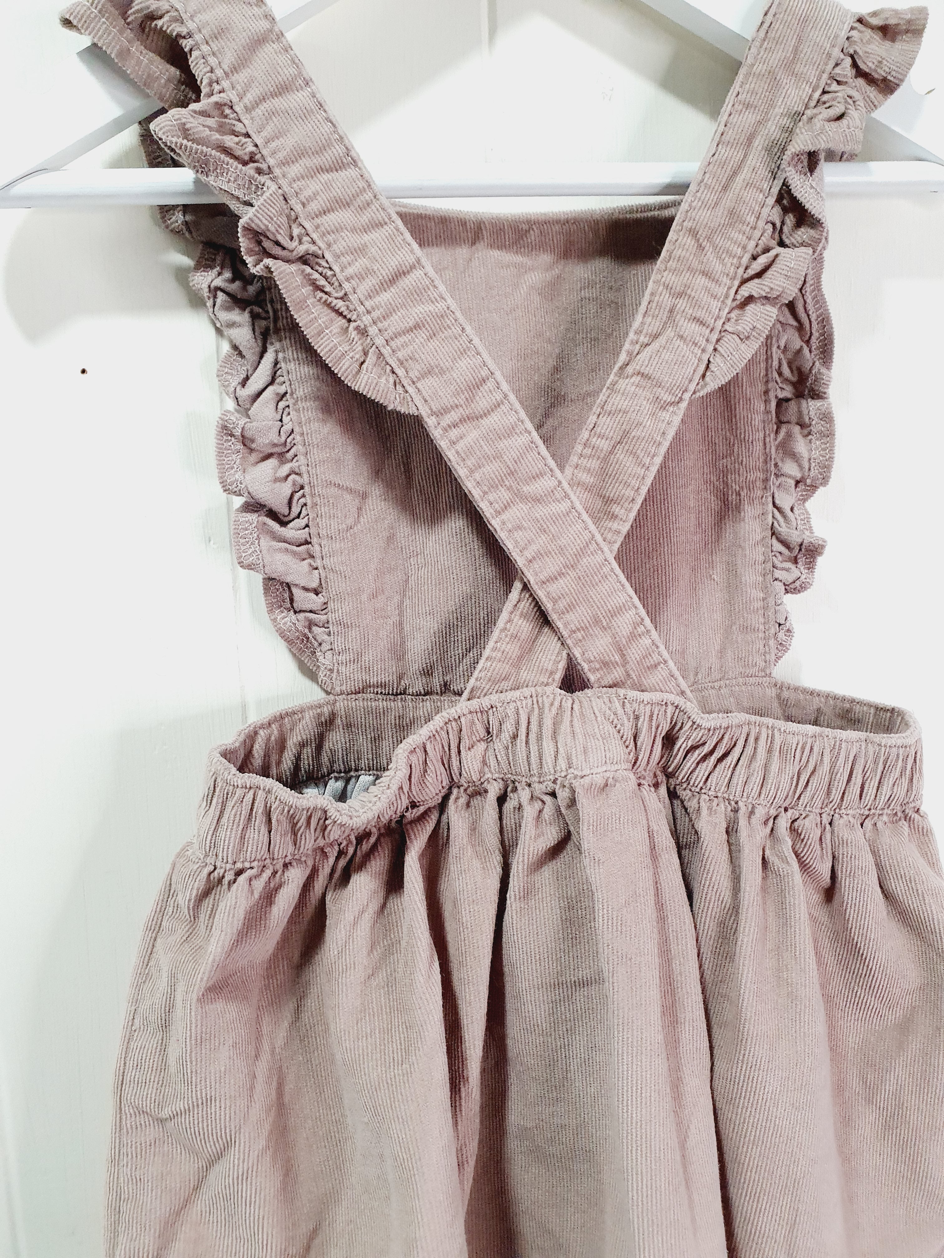 F&F corduroy pinafore dress 12-18 months