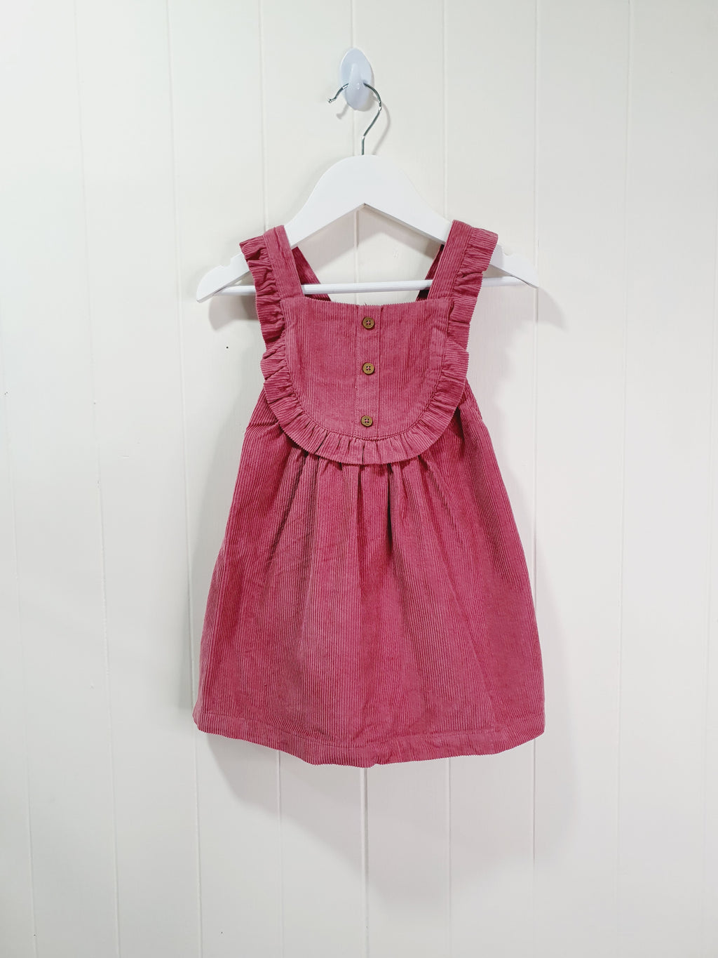 Matalan corduroy pinafore dress 12-18 months.
