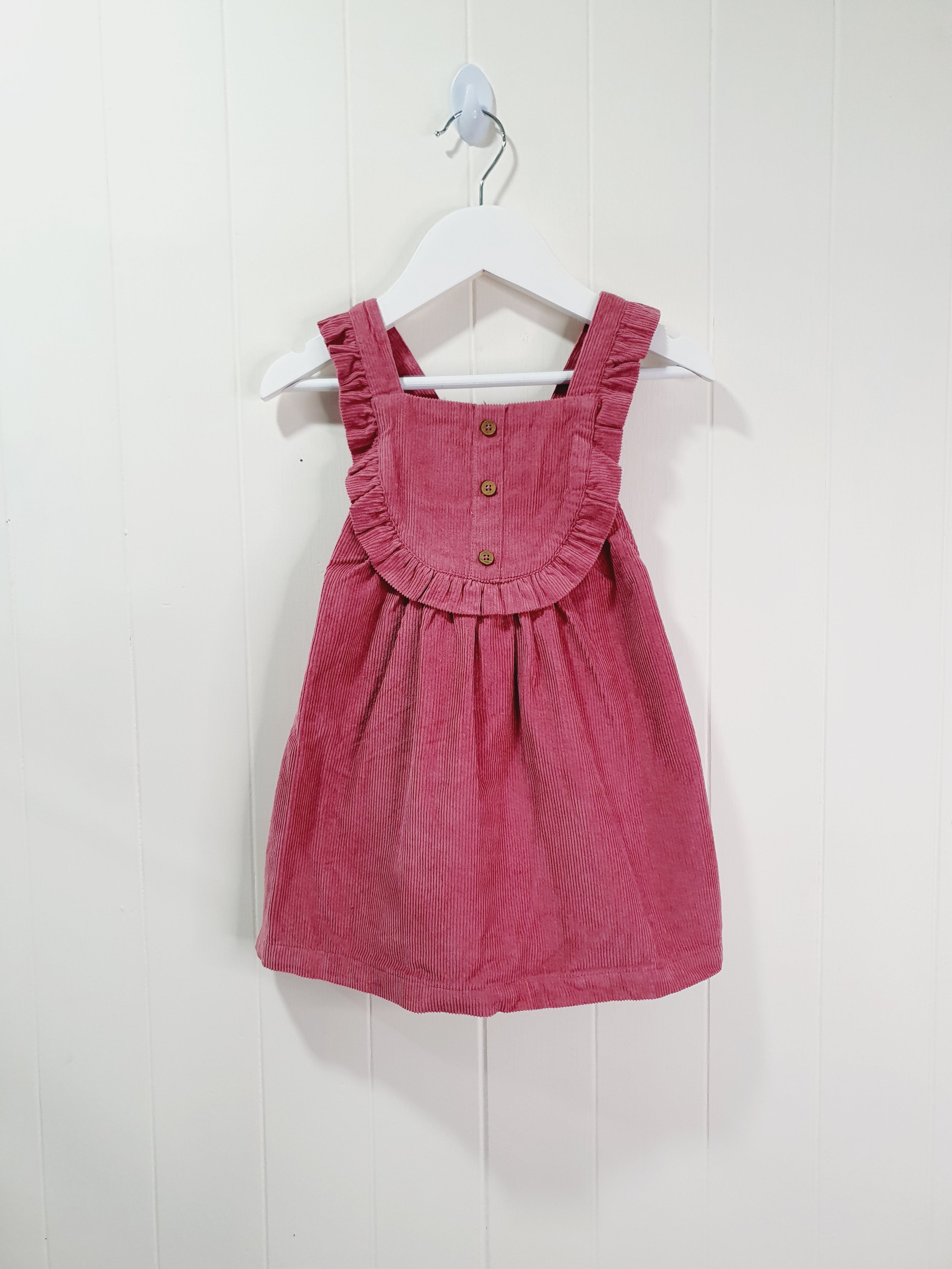Matalan corduroy pinafore dress 12-18 months.