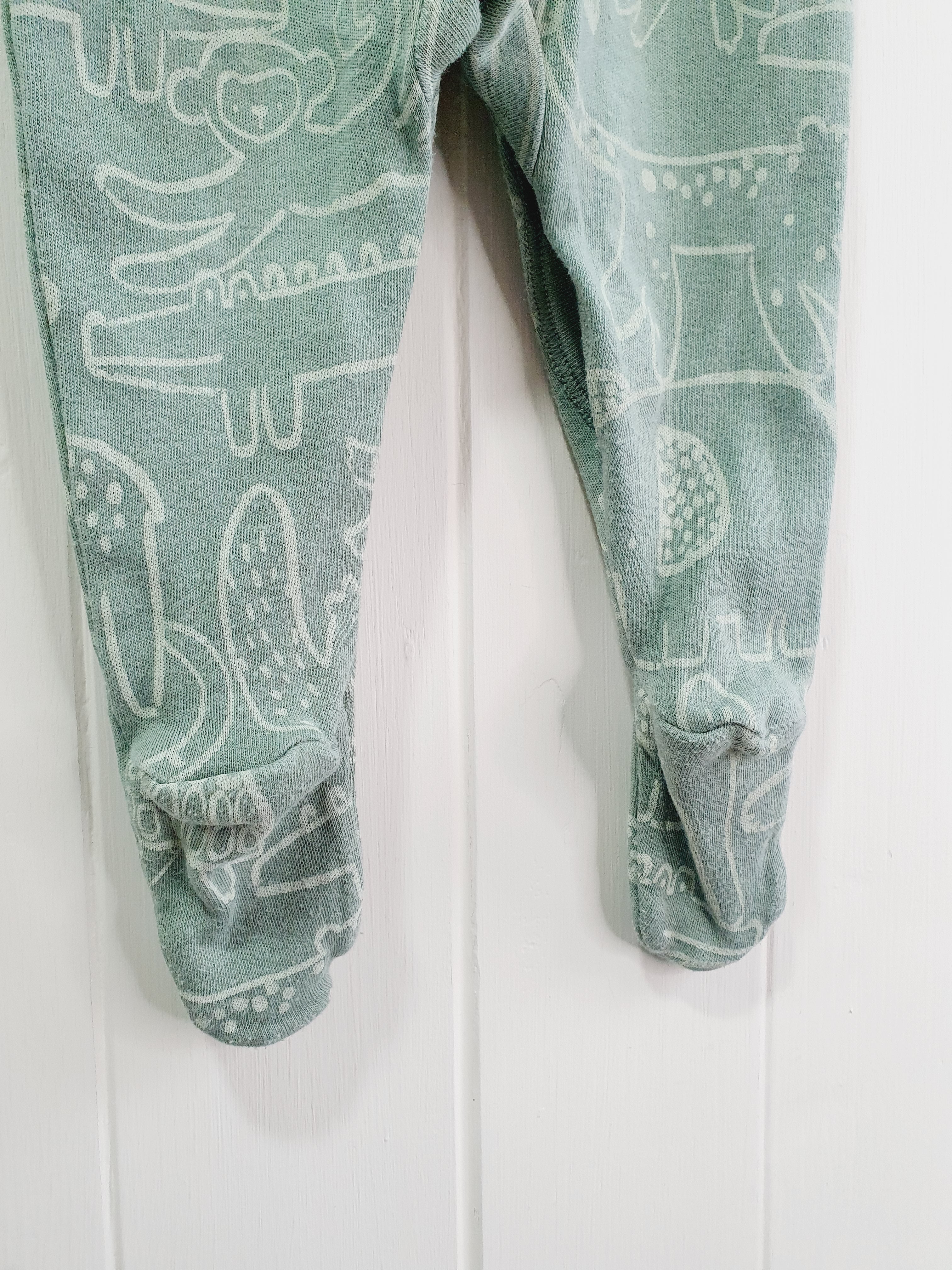 George dinosaur print sleepsuit 0-3 months