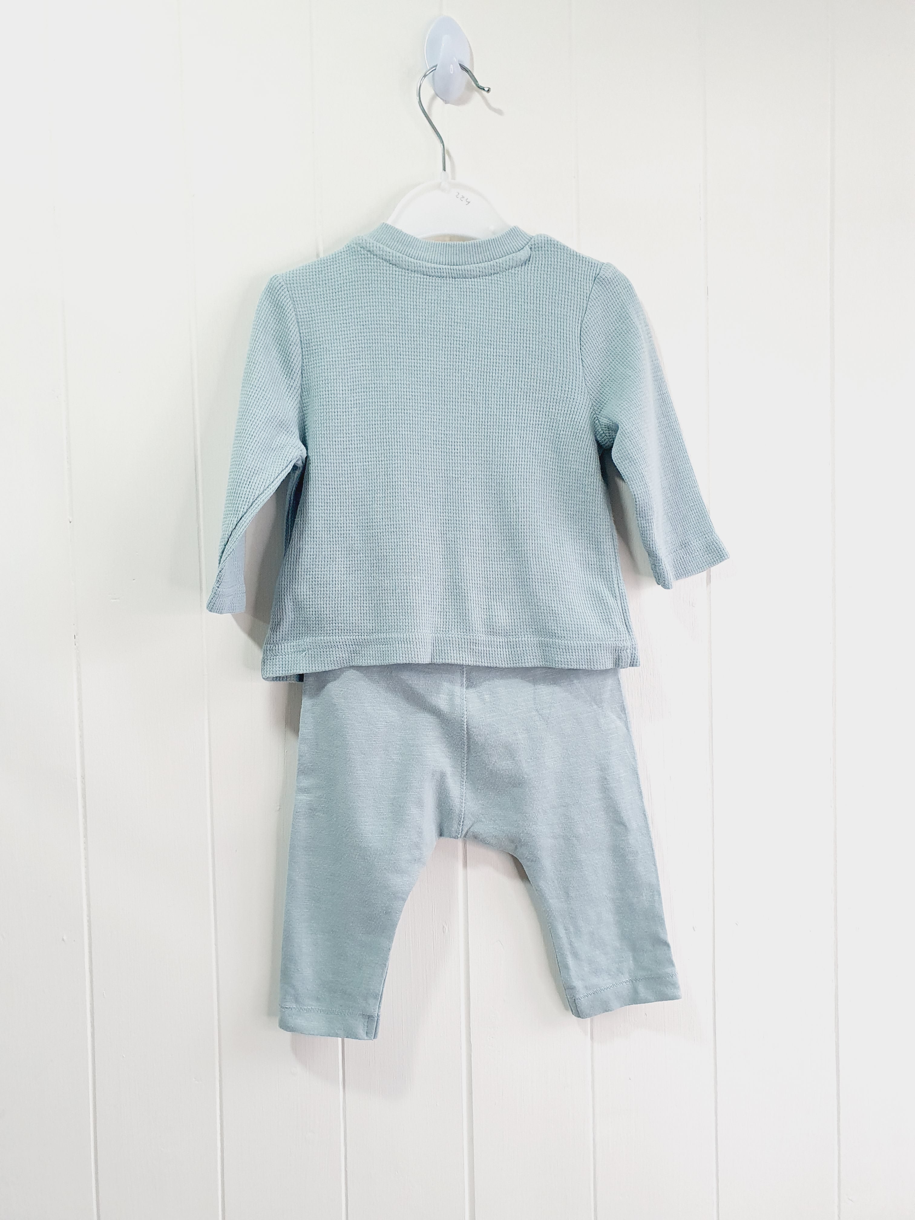 Nutmeg leggings and long sleeve top set 0-3 months