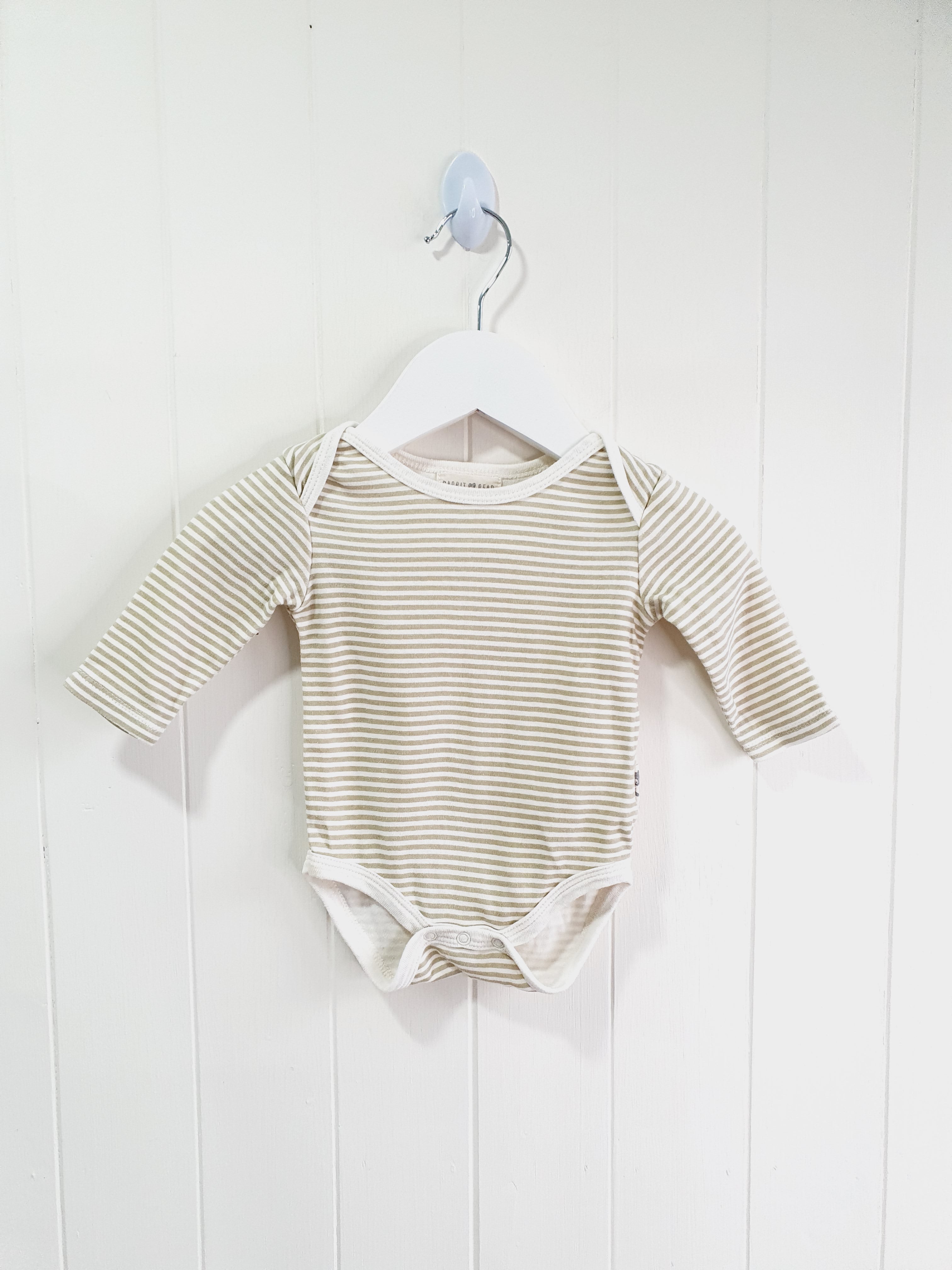 Rabbit+Bear long sleeve bodysuit set 0-3 months