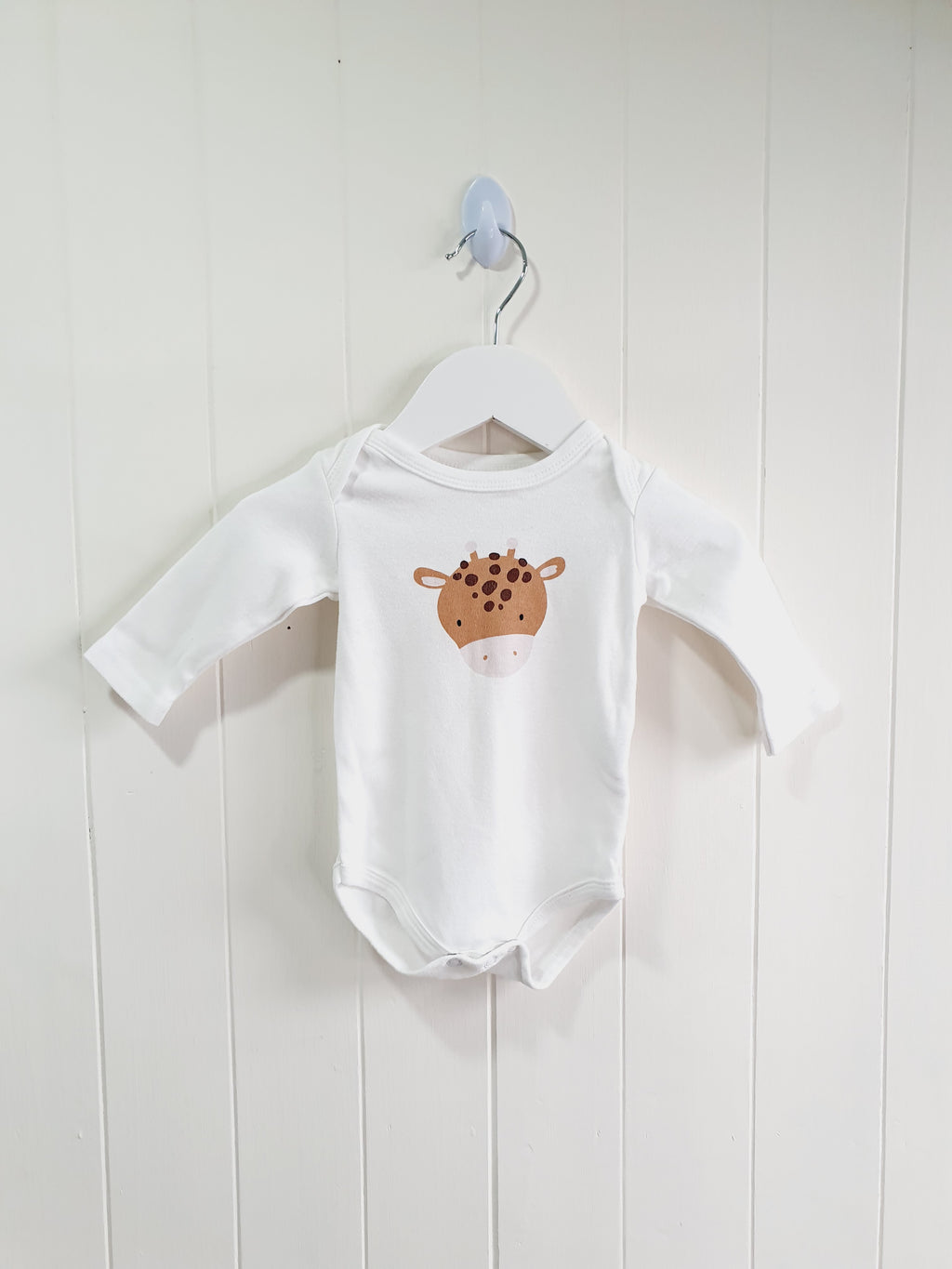 Gem Look Australia giraffe print bodusuit-leggings-long sleeve top-hat set 0-6 months