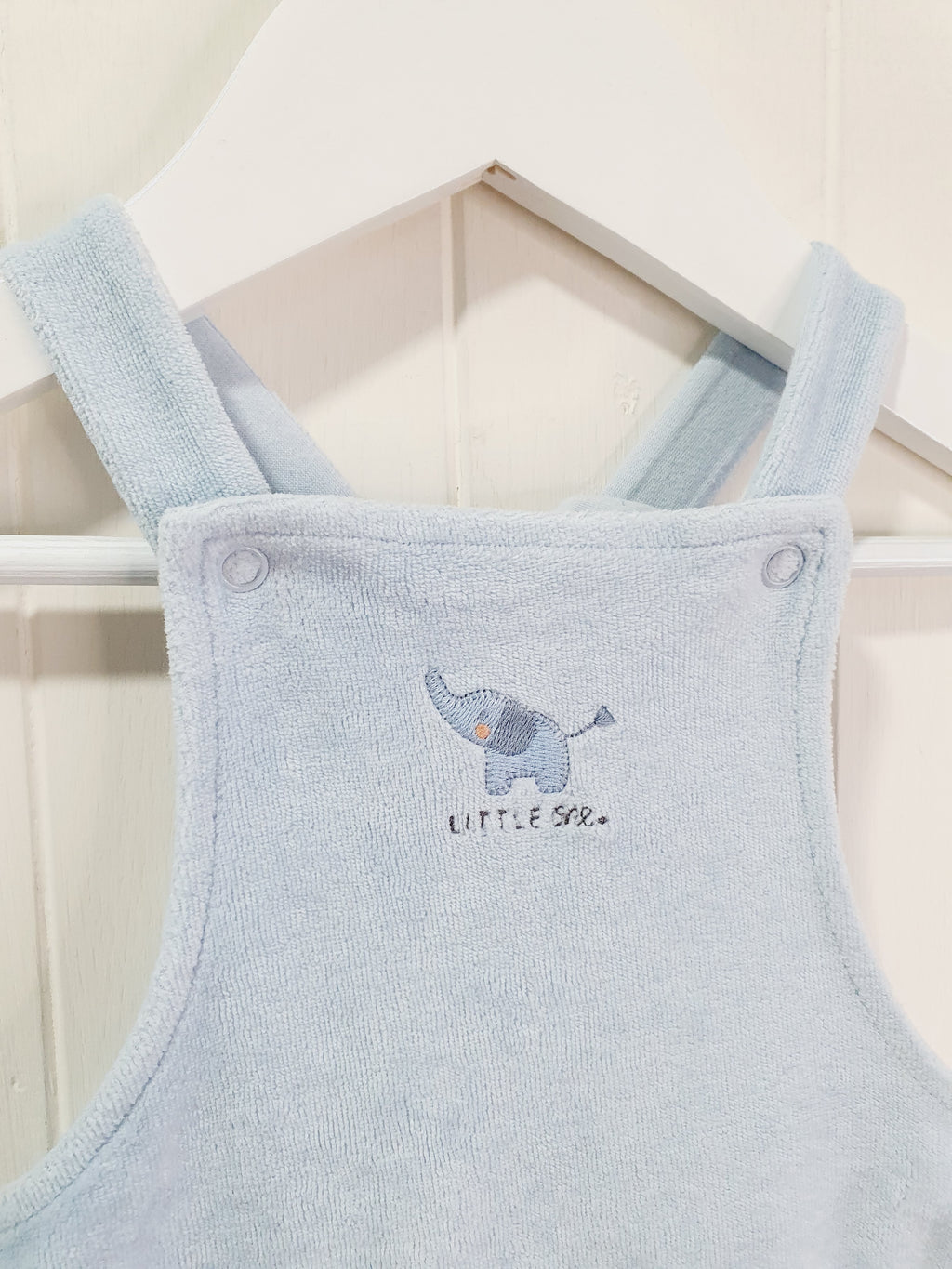Next light blue dungarees 3-6 months