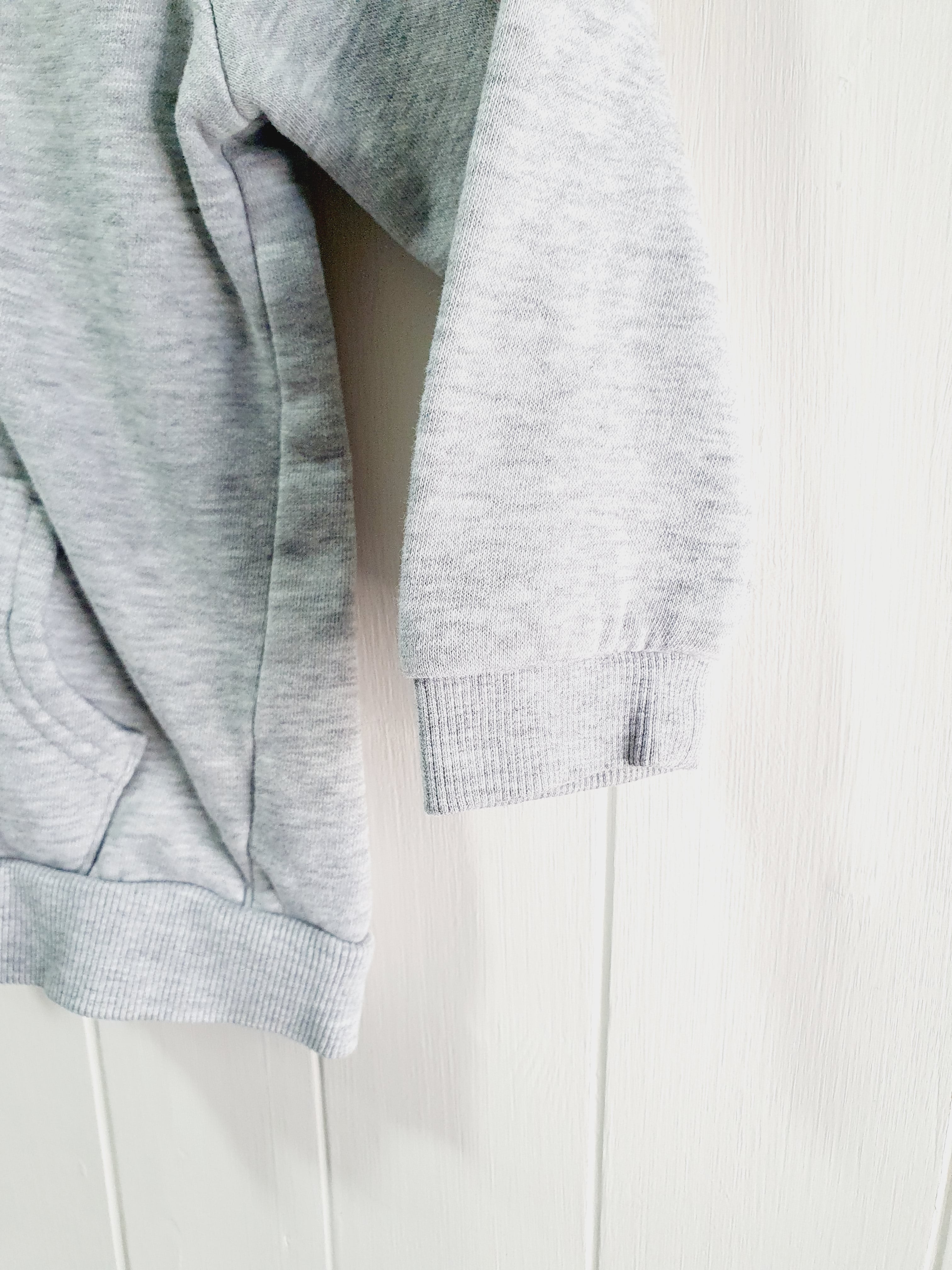 George grey zip up hooded jumper 9-12 months