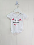 "Nana was here" short sleeve bodysuit 0-3 months