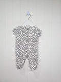 Next - up to 3 months girls romper featuring a grey floral print