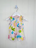 F&F - up to 1 month fruit print romper with frill shoulders