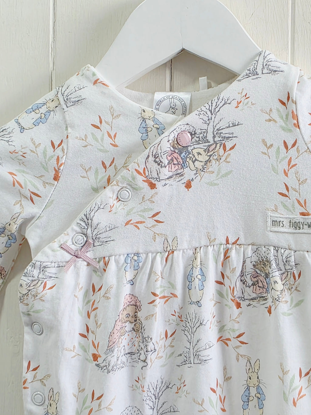 Peter Rabbit by TU - Up to 1 month popper sleepsuit