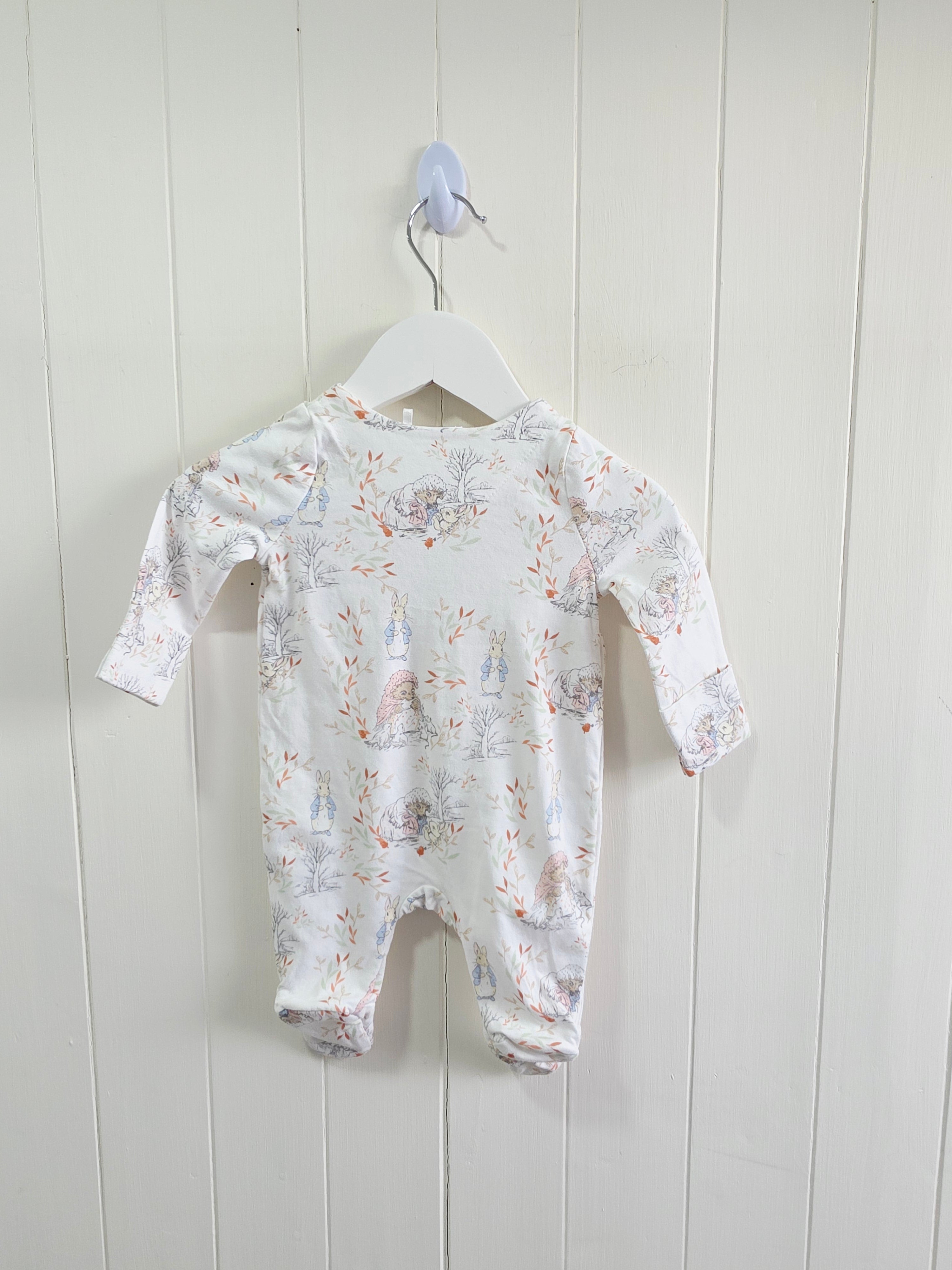 Peter Rabbit by TU - Up to 1 month popper sleepsuit