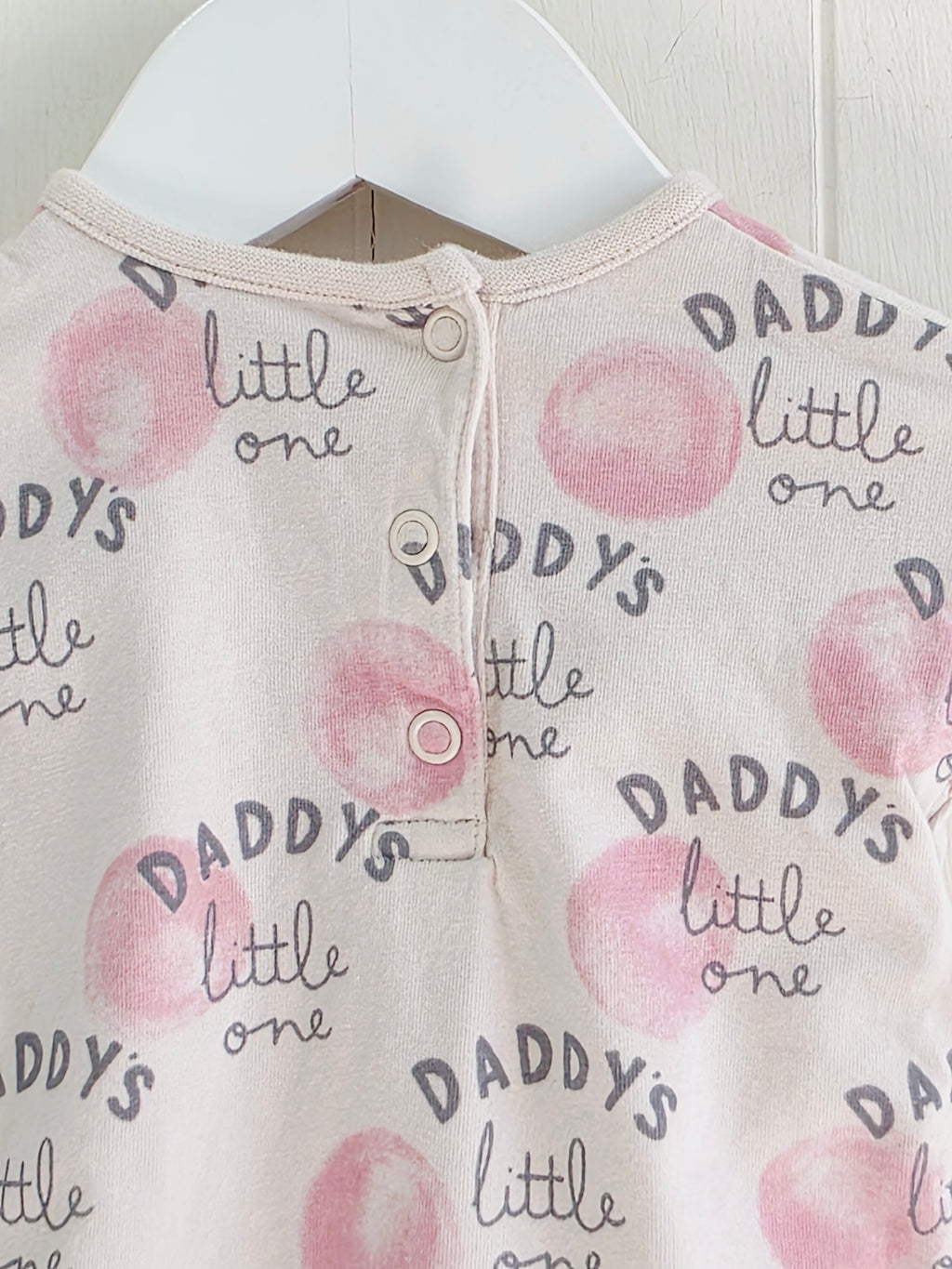 George - First size girls t-shirt "Daddy's little one" featuring ruffle sleeves