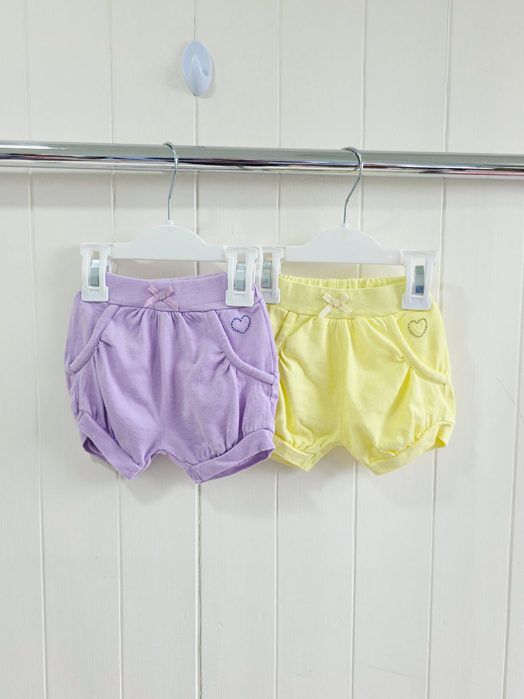 George - First size lilac and pink shorts