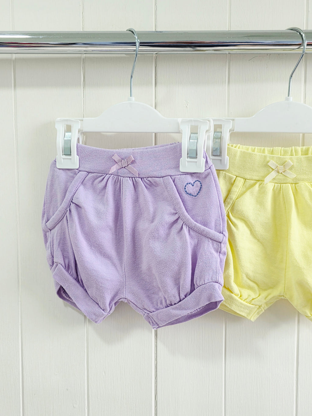 George - First size lilac and pink shorts