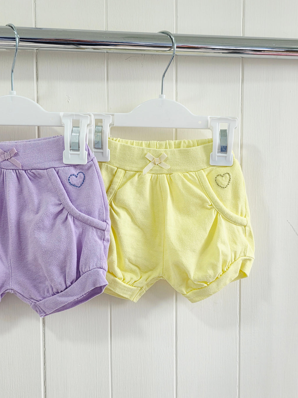 George - First size lilac and pink shorts