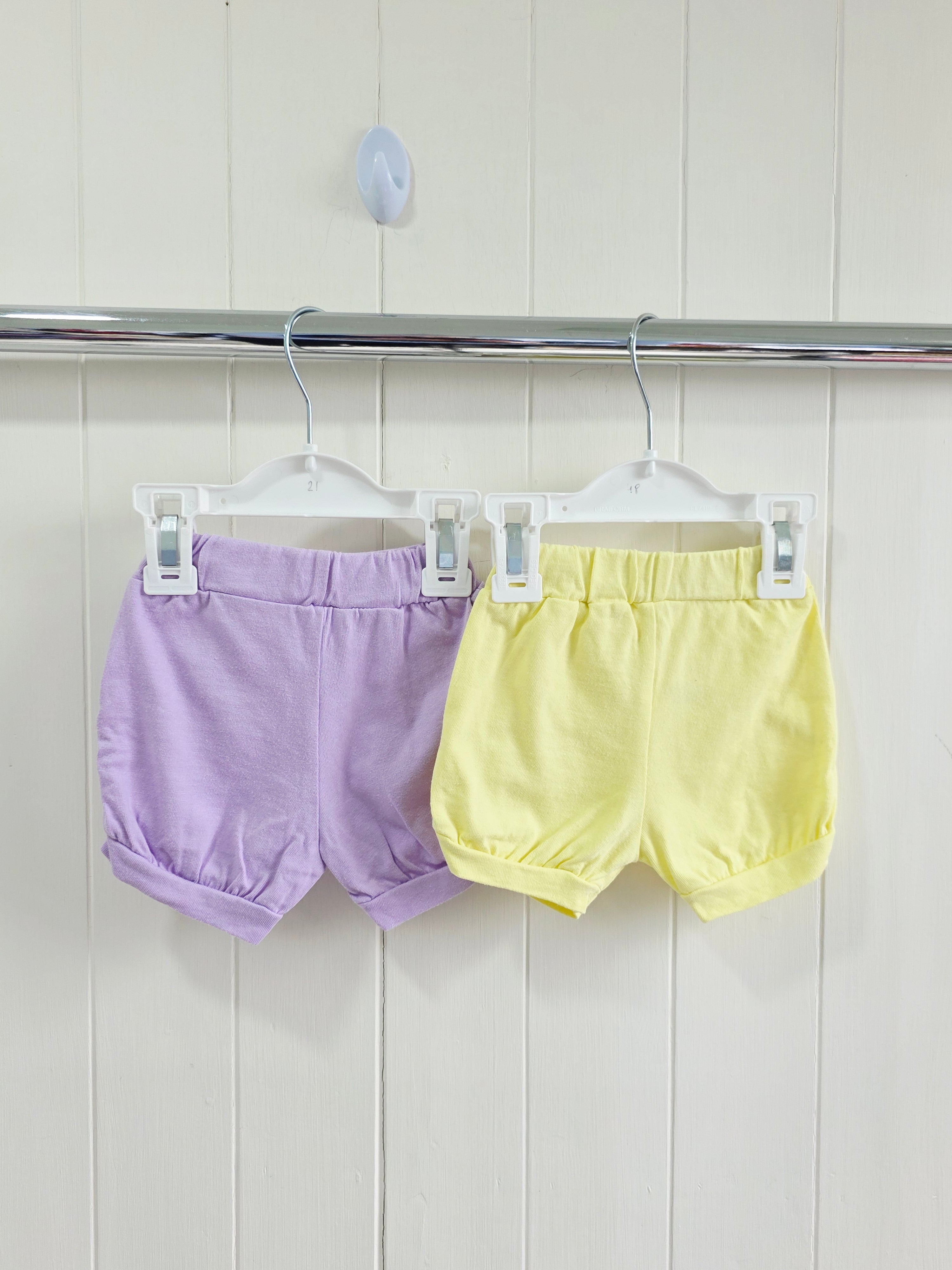 George - First size lilac and pink shorts
