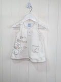 Winnie the Pooh - 0-3 months girls fleece pinafore dress featuring embroidered letters
