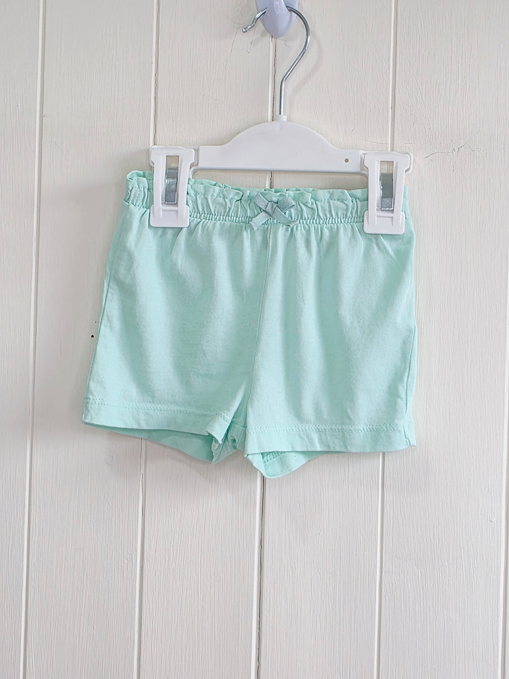 H&M - 4-6 months mint green girls summer shorts