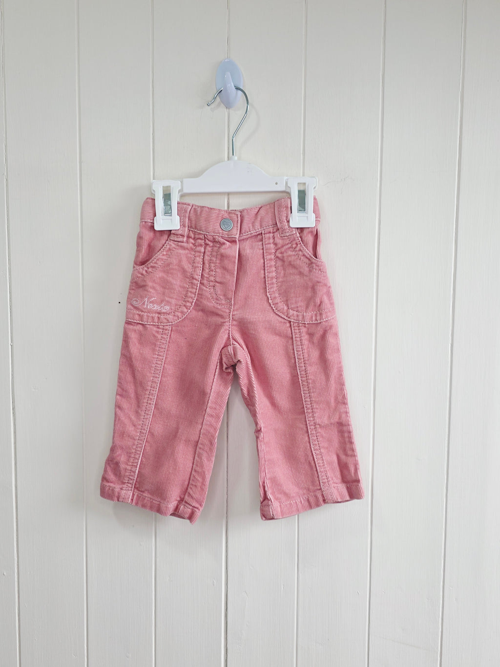 Next - 3-6 months Y2K girls lightweight corduroy trousers