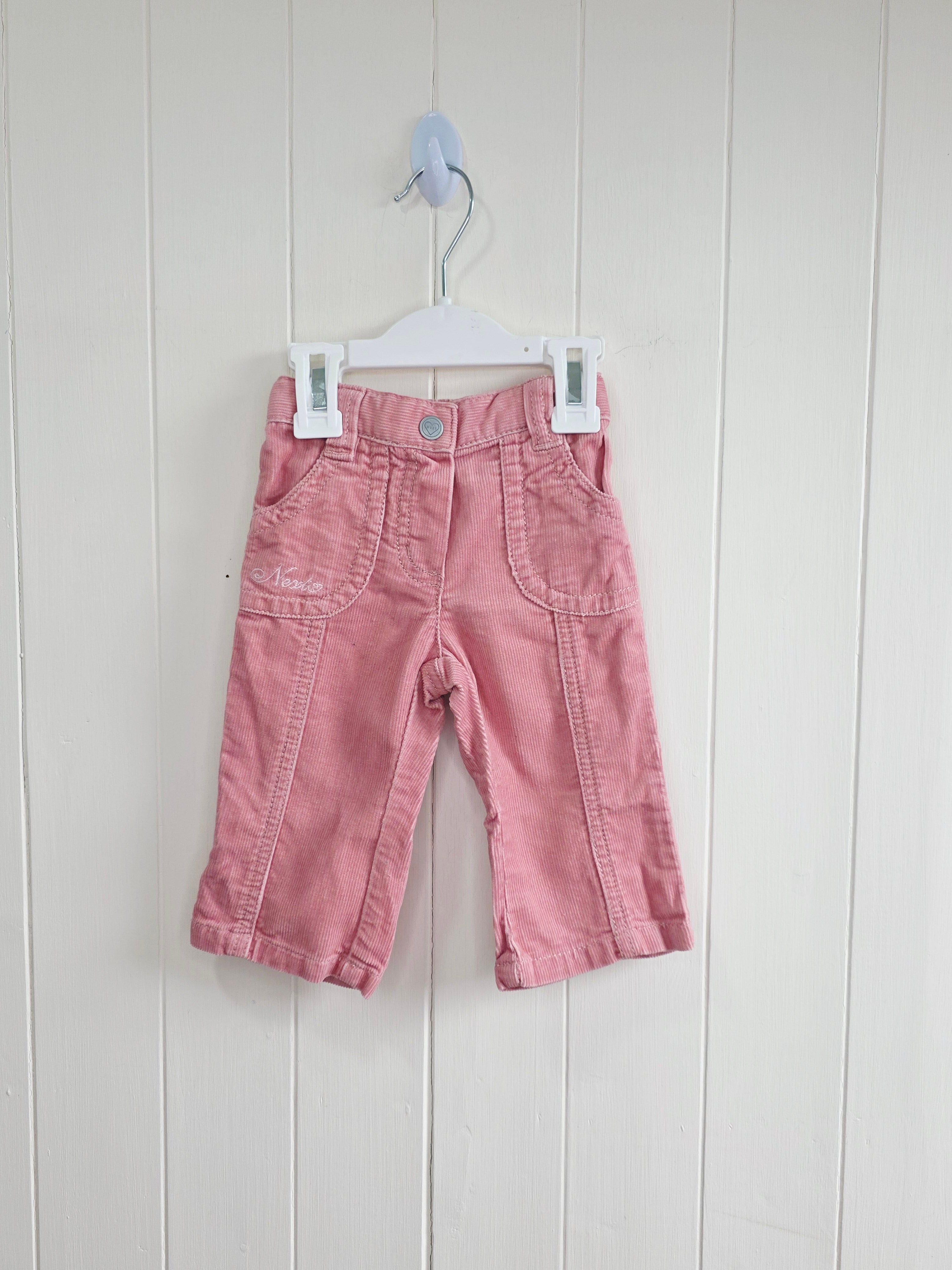 Next - 3-6 months Y2K girls lightweight corduroy trousers