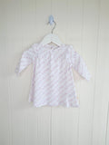 Next - up to 3 months long sleeve dress with "best baby ever" script pattern