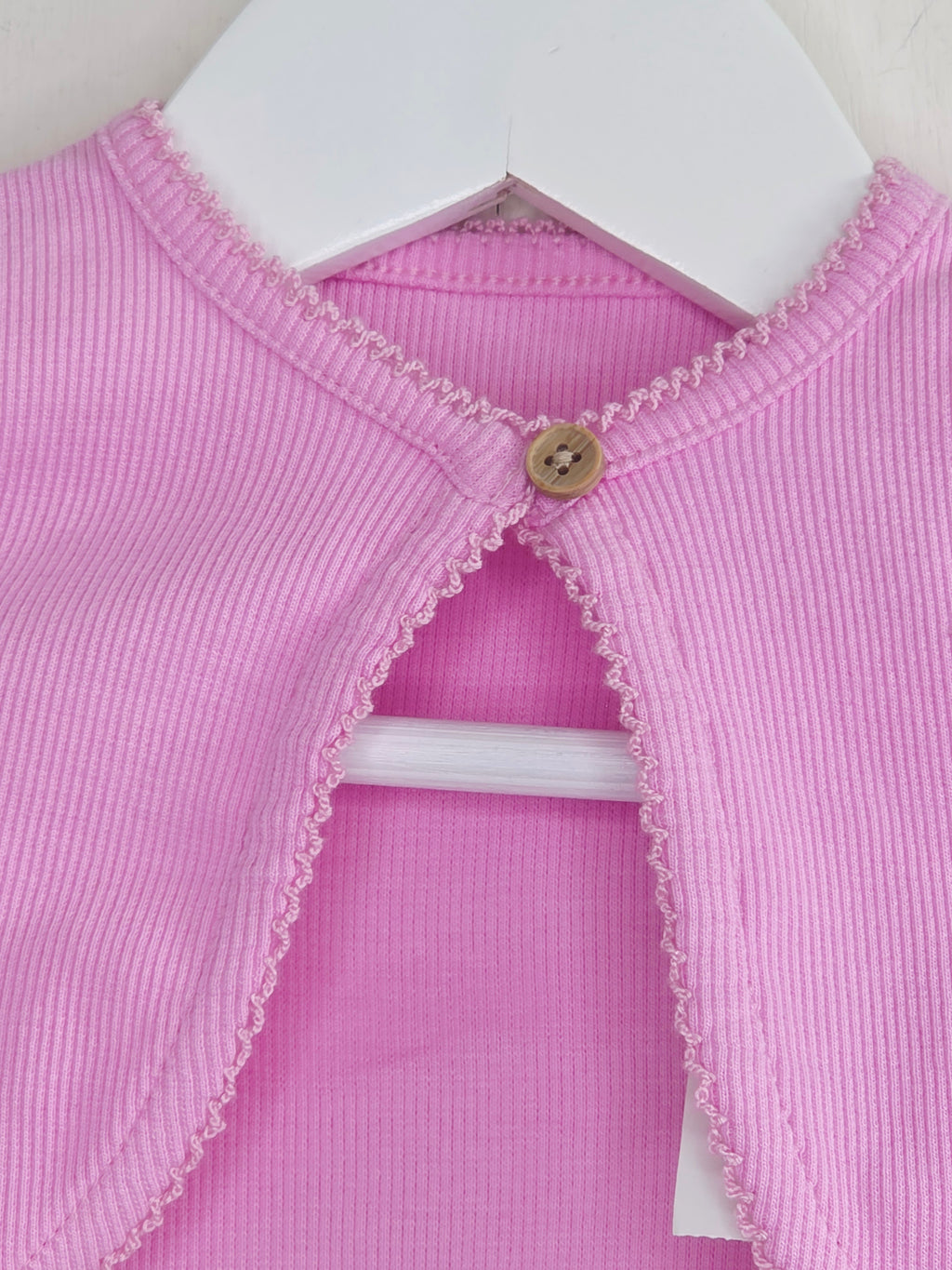 Lullaby Peacocks - 0-3 months girls pink one button bolero