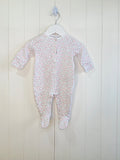Next - up to 3 months girls white floral sleepsuit