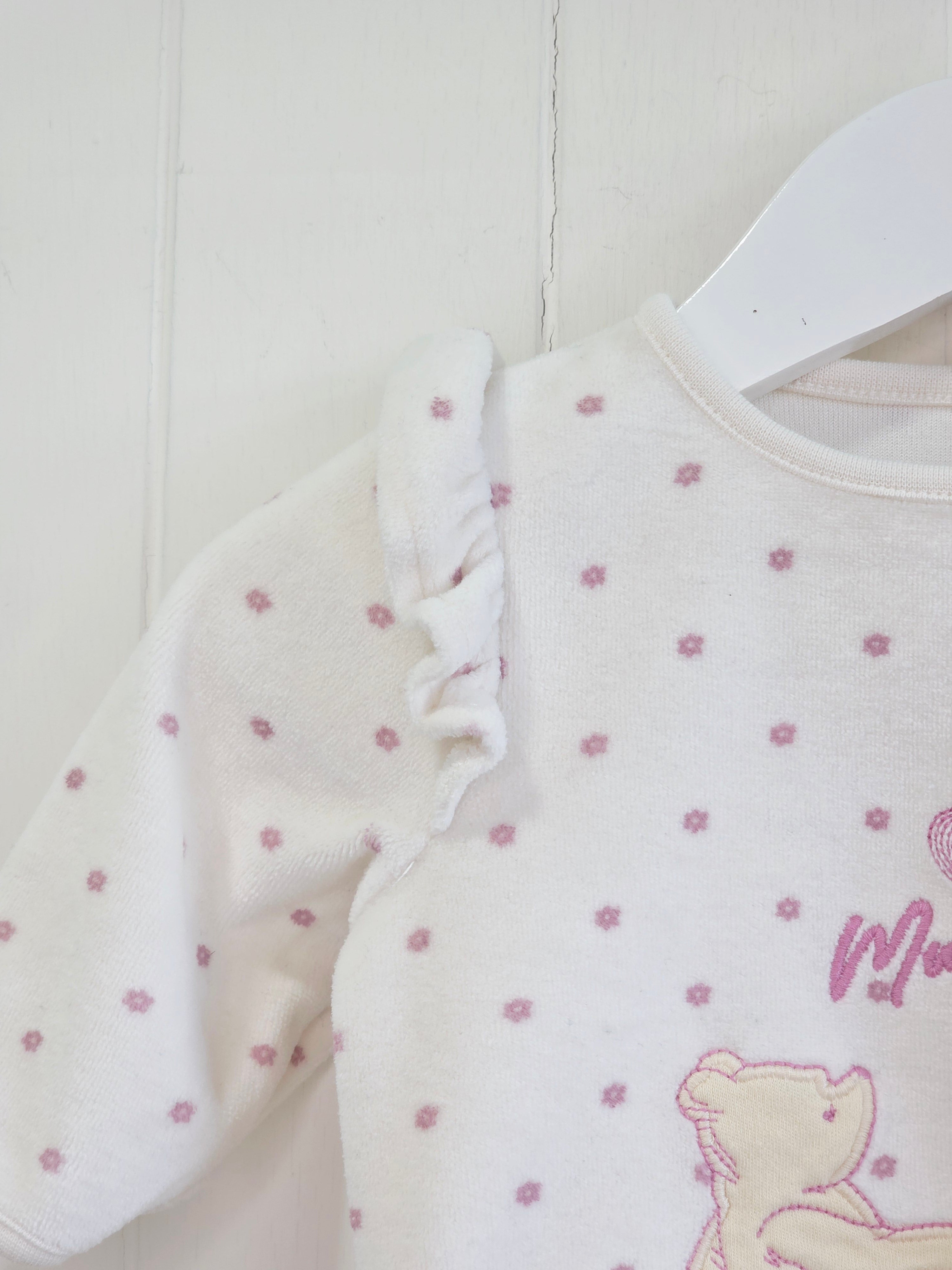 Winnie the Pooh at Nutmeg 0-3 months girls "I ❤️ Mummy" long sleeve top