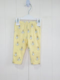 Peter Rabbit at Matalan- 3-6 months yellow leggings featuring Peter Rabbit all ive print